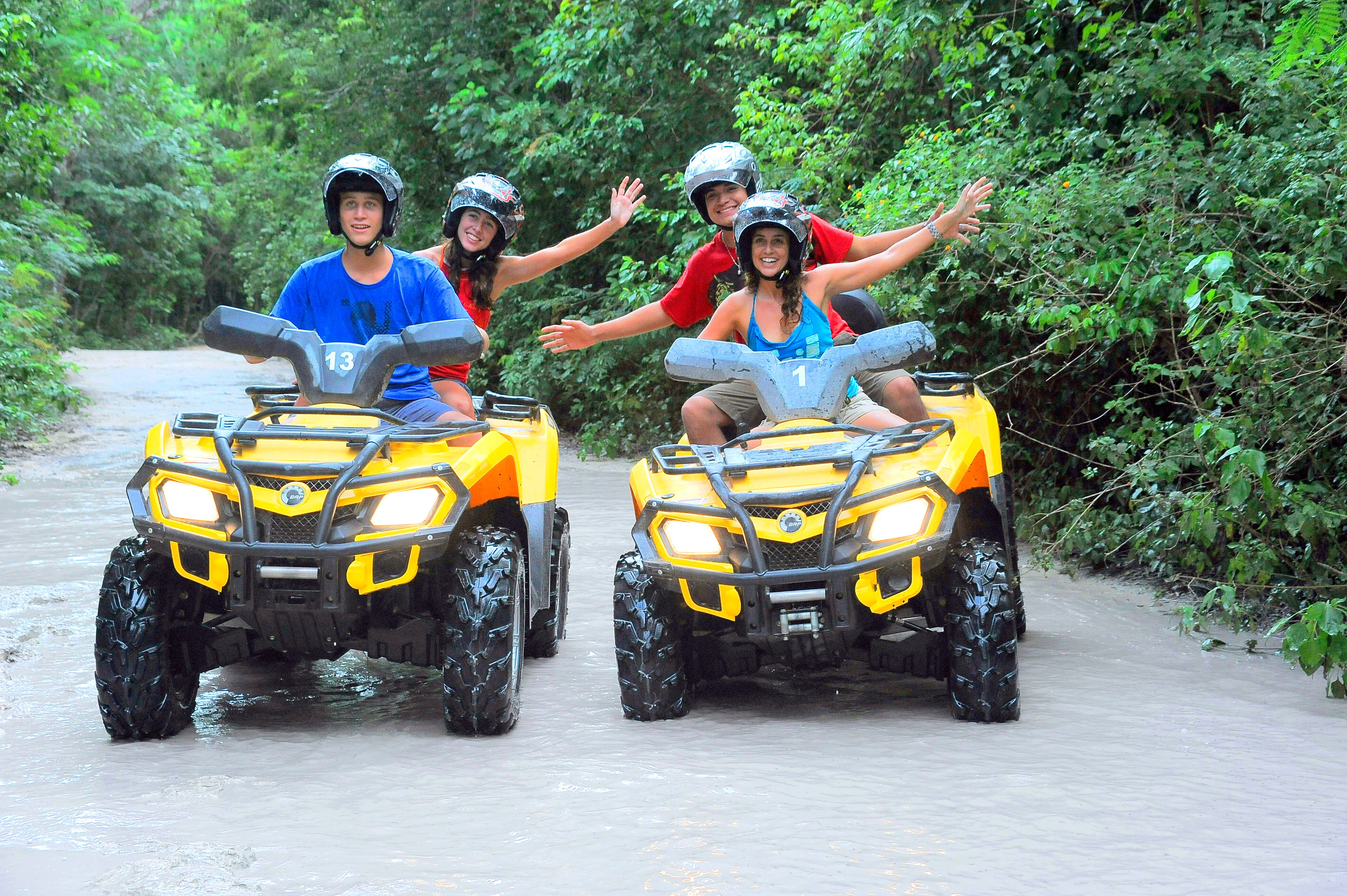 Playa del Carmen: Mayan Jungle ATV, Zipline & Cenote Adventure