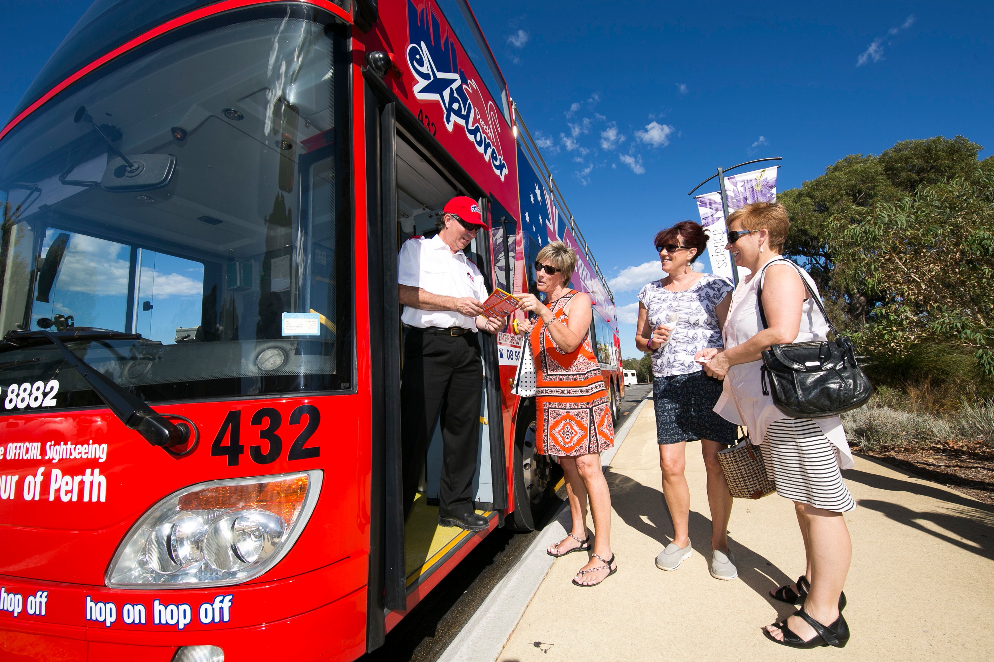 Perth Hop-On Hop-Off Sightseeing Bus Ticket