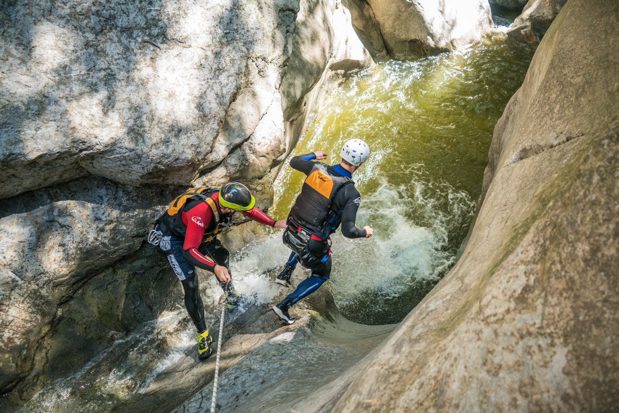 Chli Schliere Advanced Canyoning Adventure from Interlaken