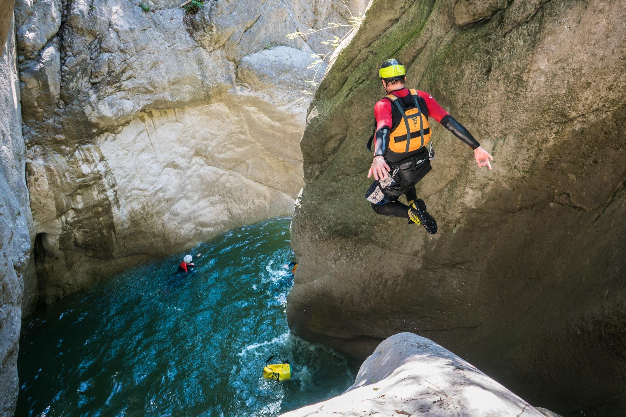 Chli Schliere Advanced Canyoning Adventure from Interlaken