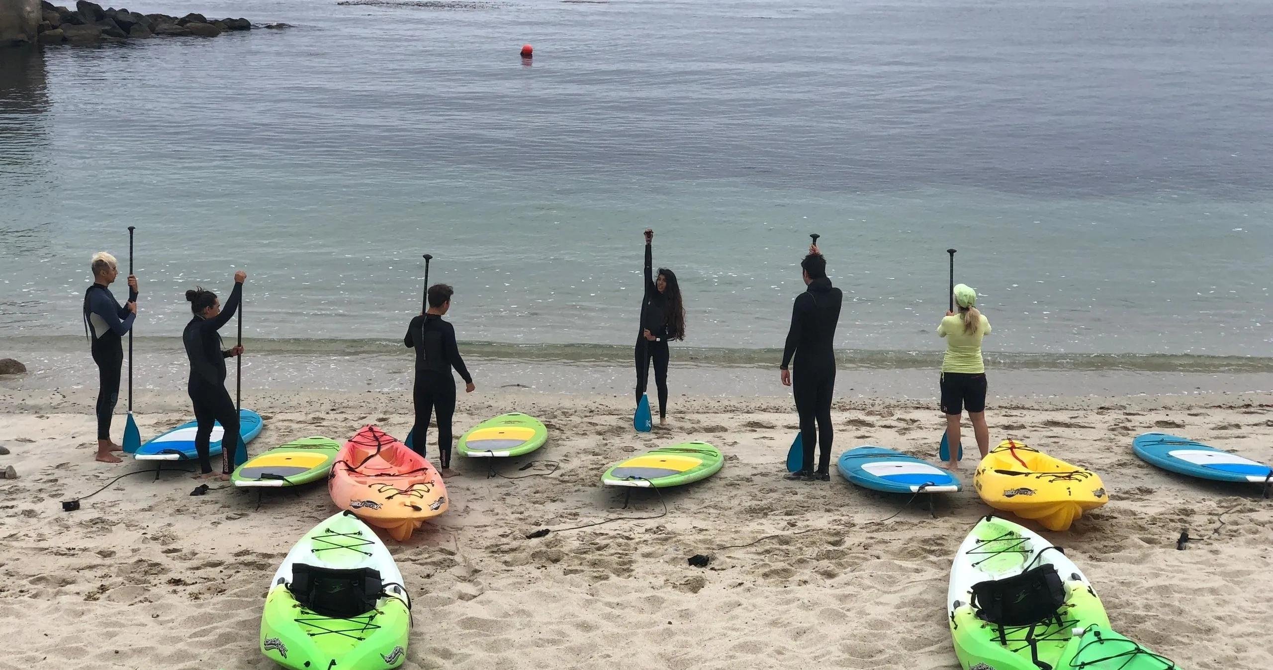 Guided Stand-Up Paddleboard Lesson in Pacific Grove