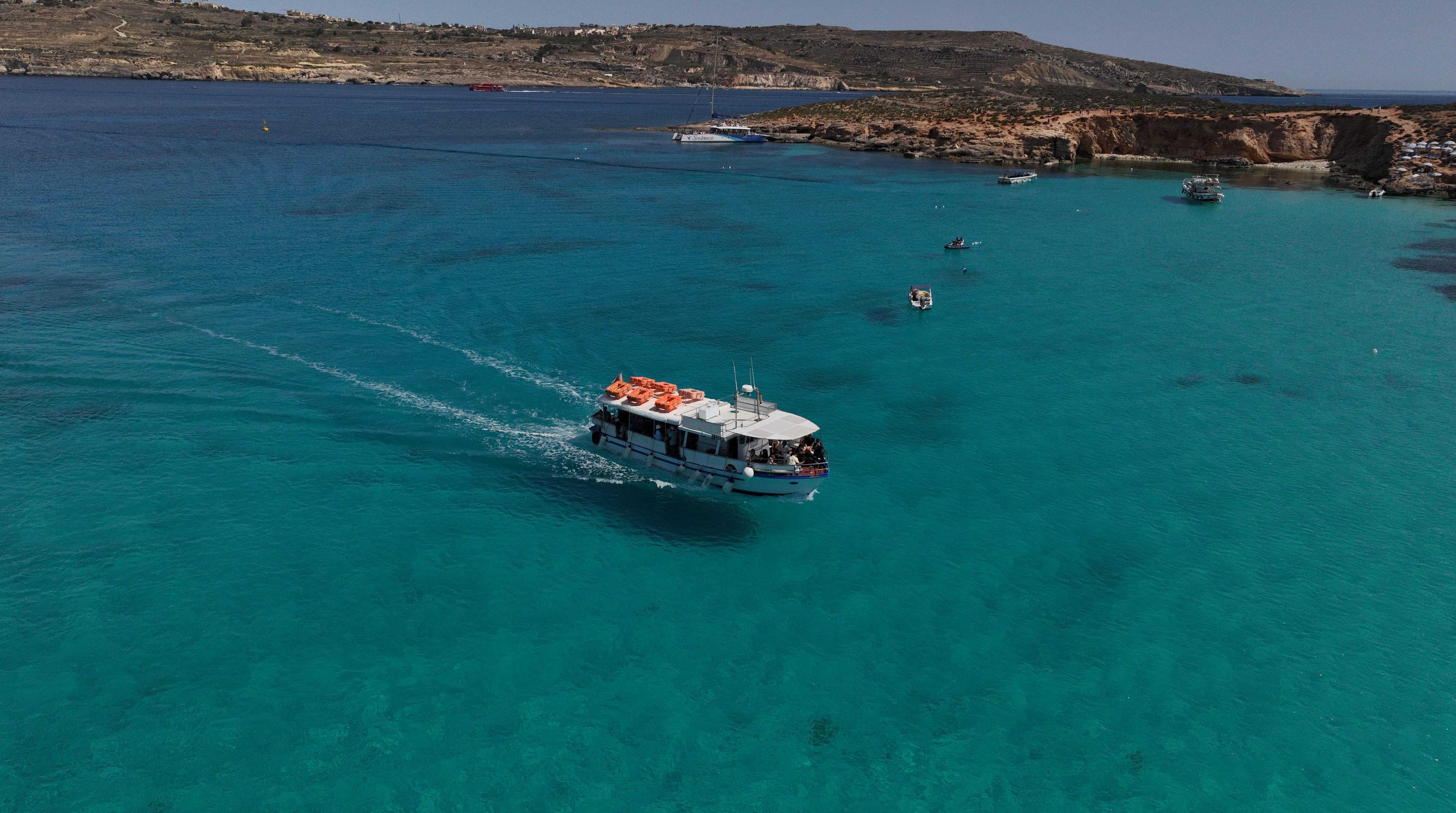 Flexible Ferry to Comino Blue Lagoon & Gozo Option