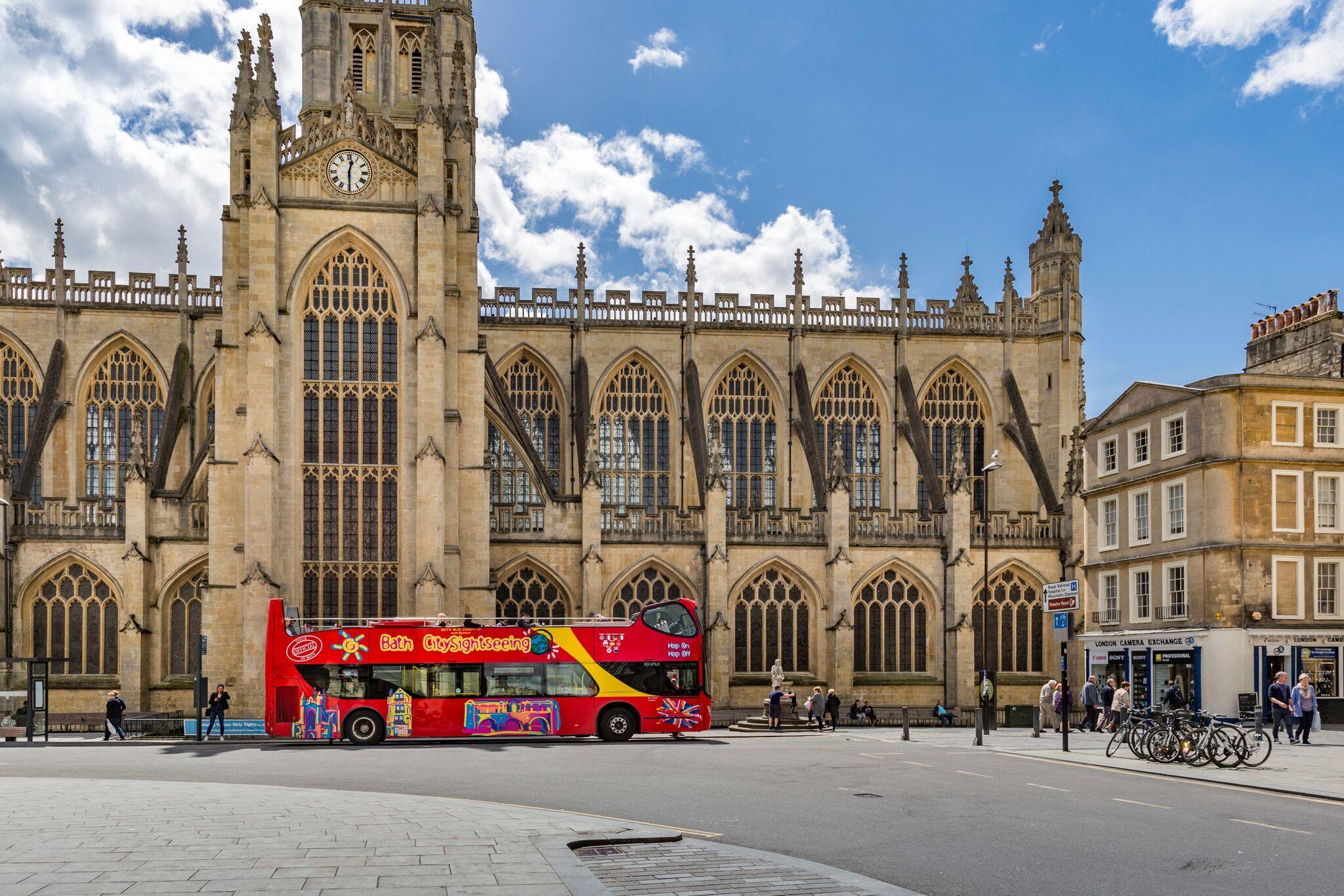 Bath Hop-On Hop-Off Bus Tour with Optional Frankenstein House