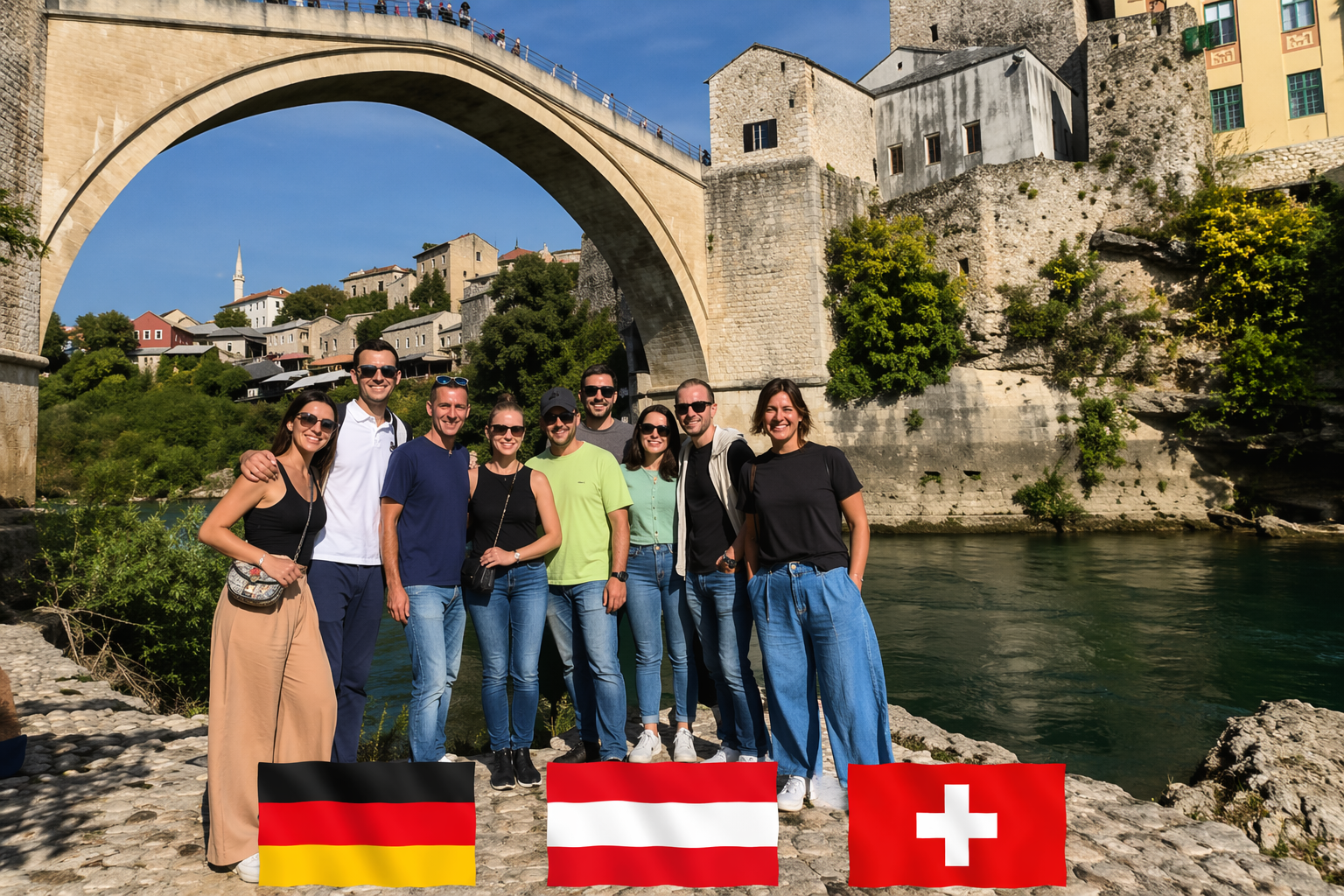 Bosnia Highlights: Mostar, Blagaj & Kravica Waterfalls Day Trip