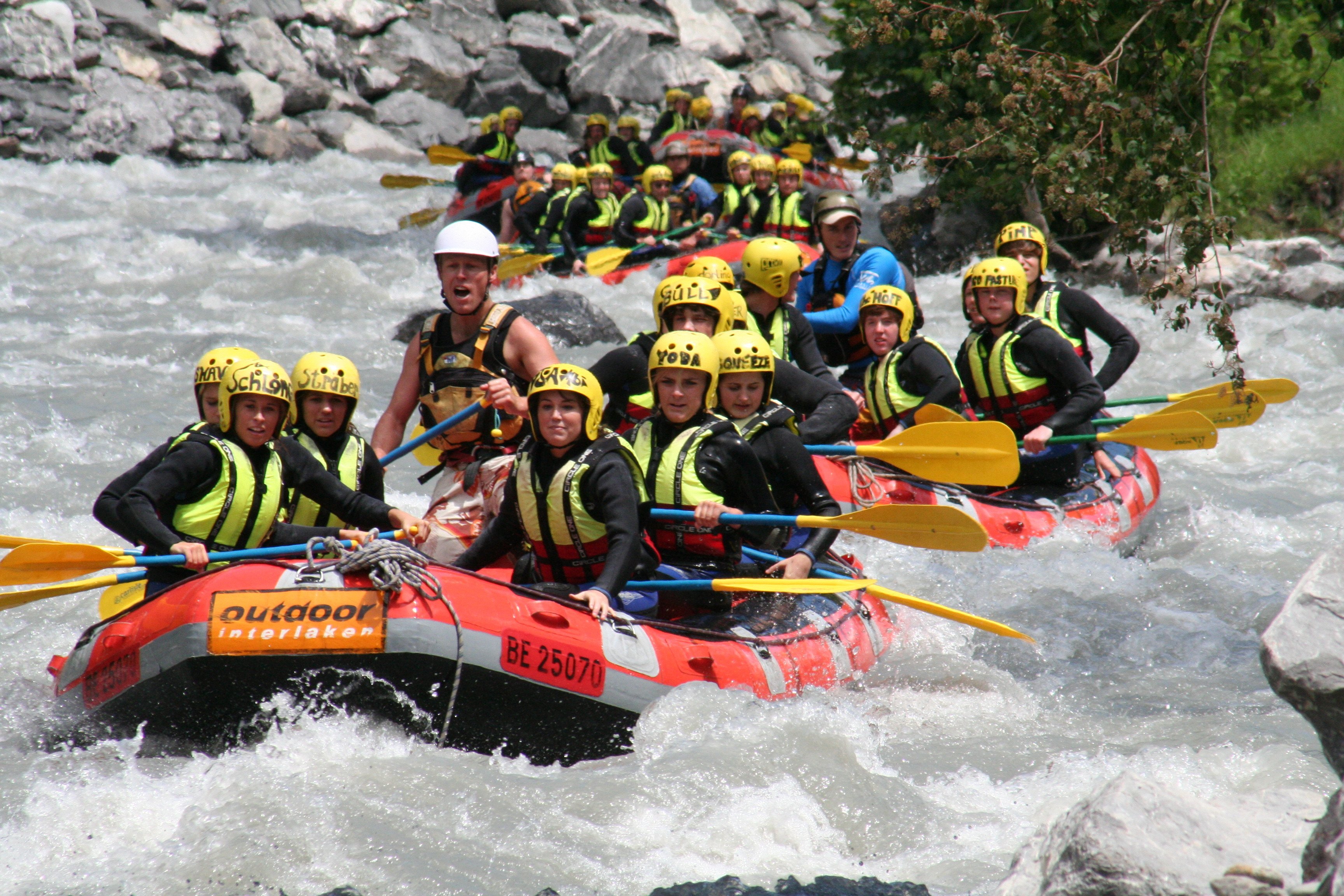 Lucerne to Interlaken White Water Rafting Day Trip
