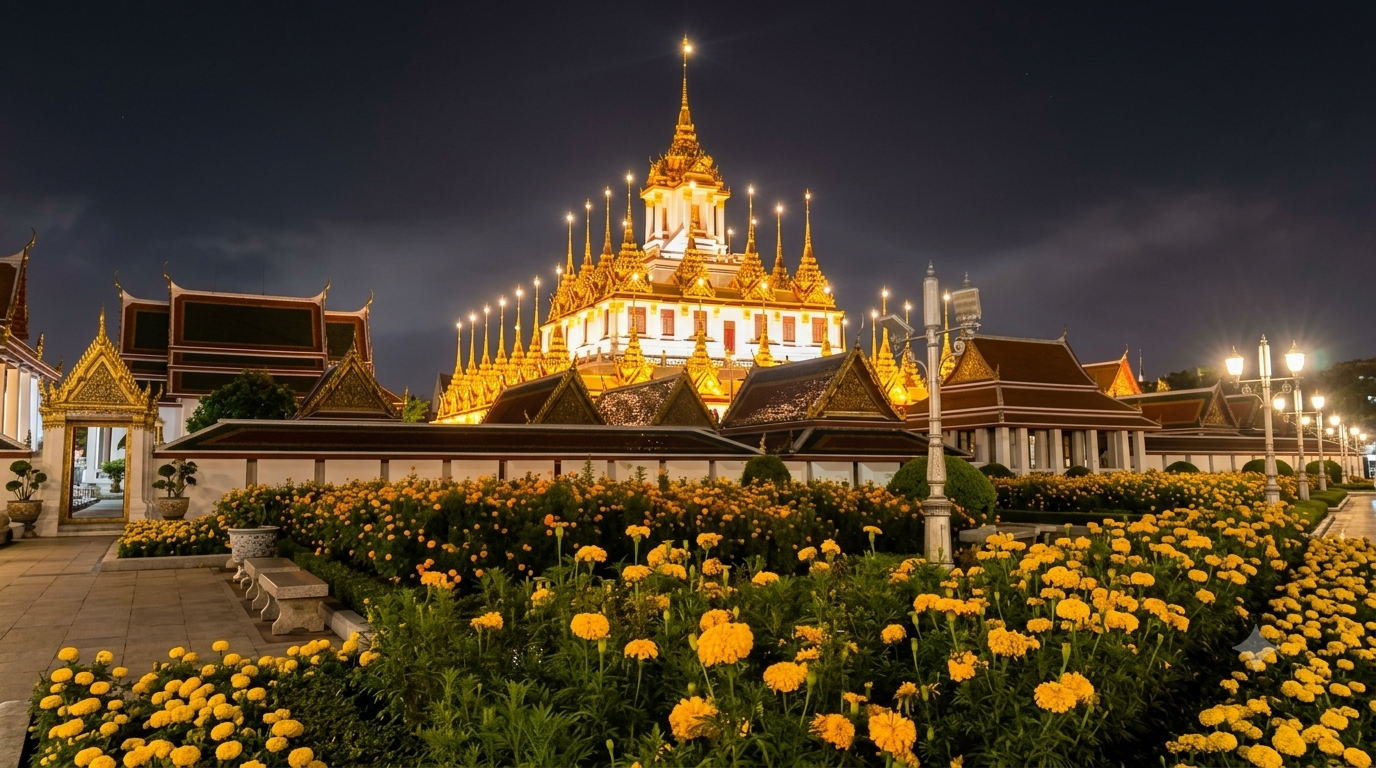 Private Bangkok Sunset Tour by Tuk Tuk & Long-tail Boat