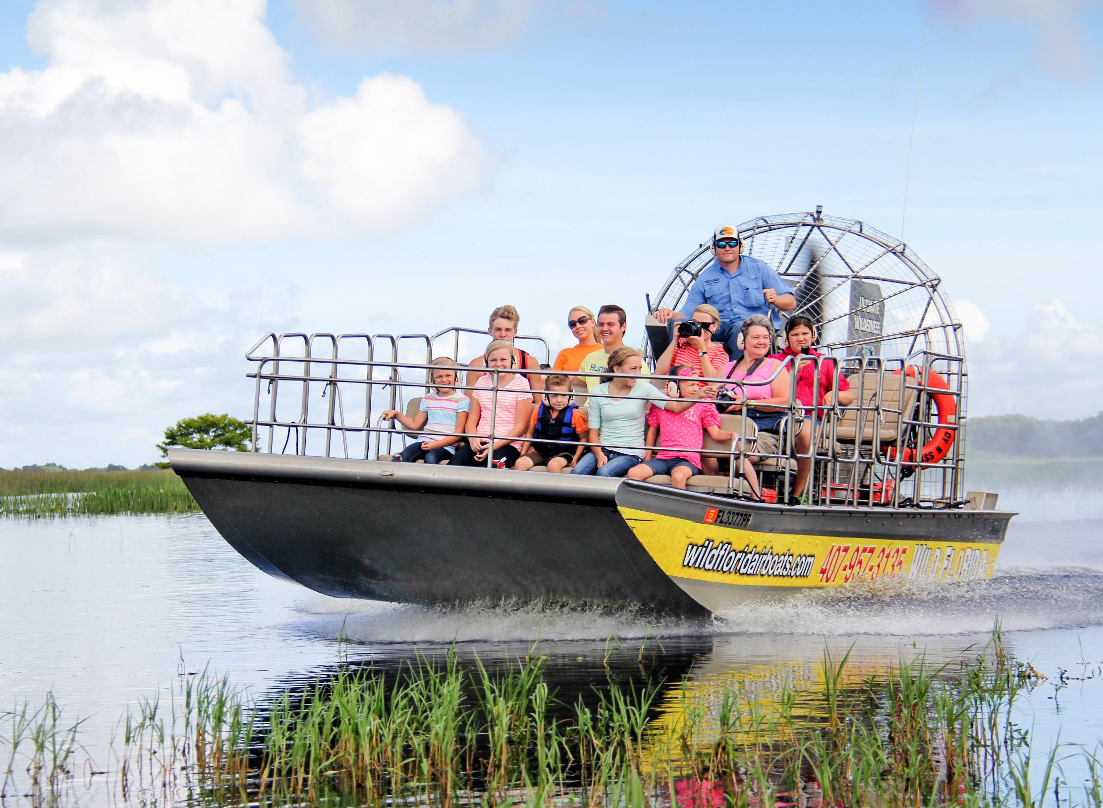 Wild Florida Airboat Adventure with Wildlife Park & BBQ Lunch