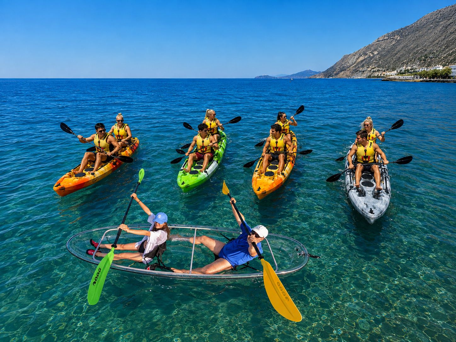 Black Beach Kayak Rental – South Santorini Coast