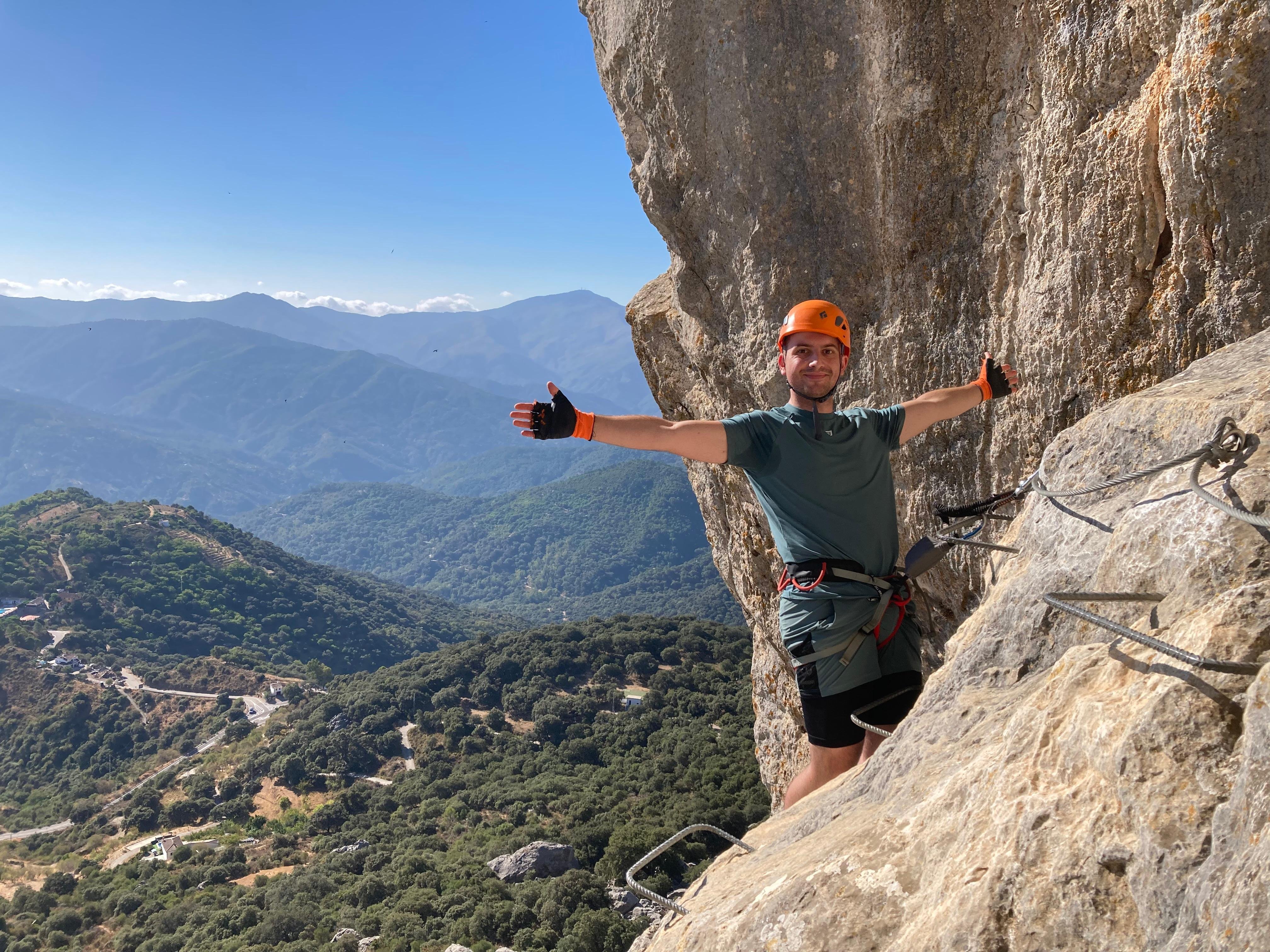 Vía Ferrata Climbing Adventure in Benalauria