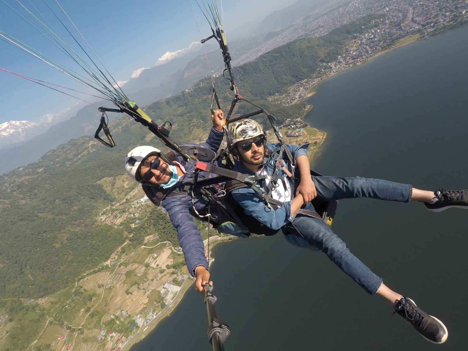 Pokhara Paragliding Flight with Aerial Media