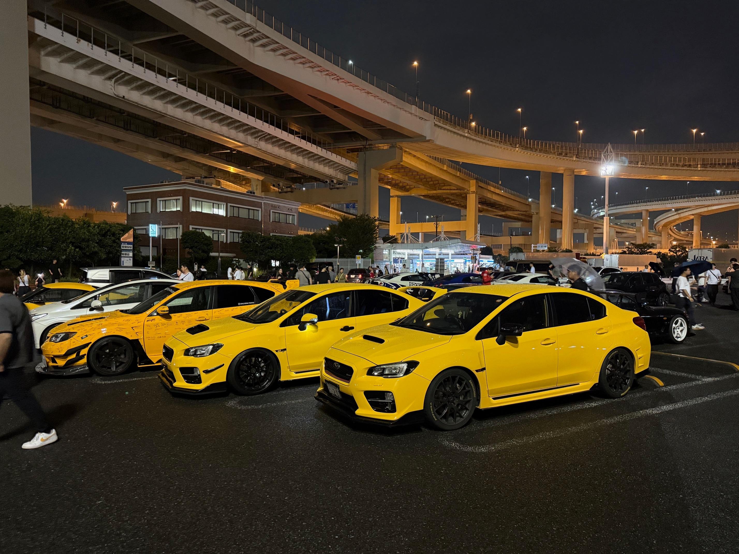 EVO, WRX, Skyline – JDM Night Run to Daikoku Car experience