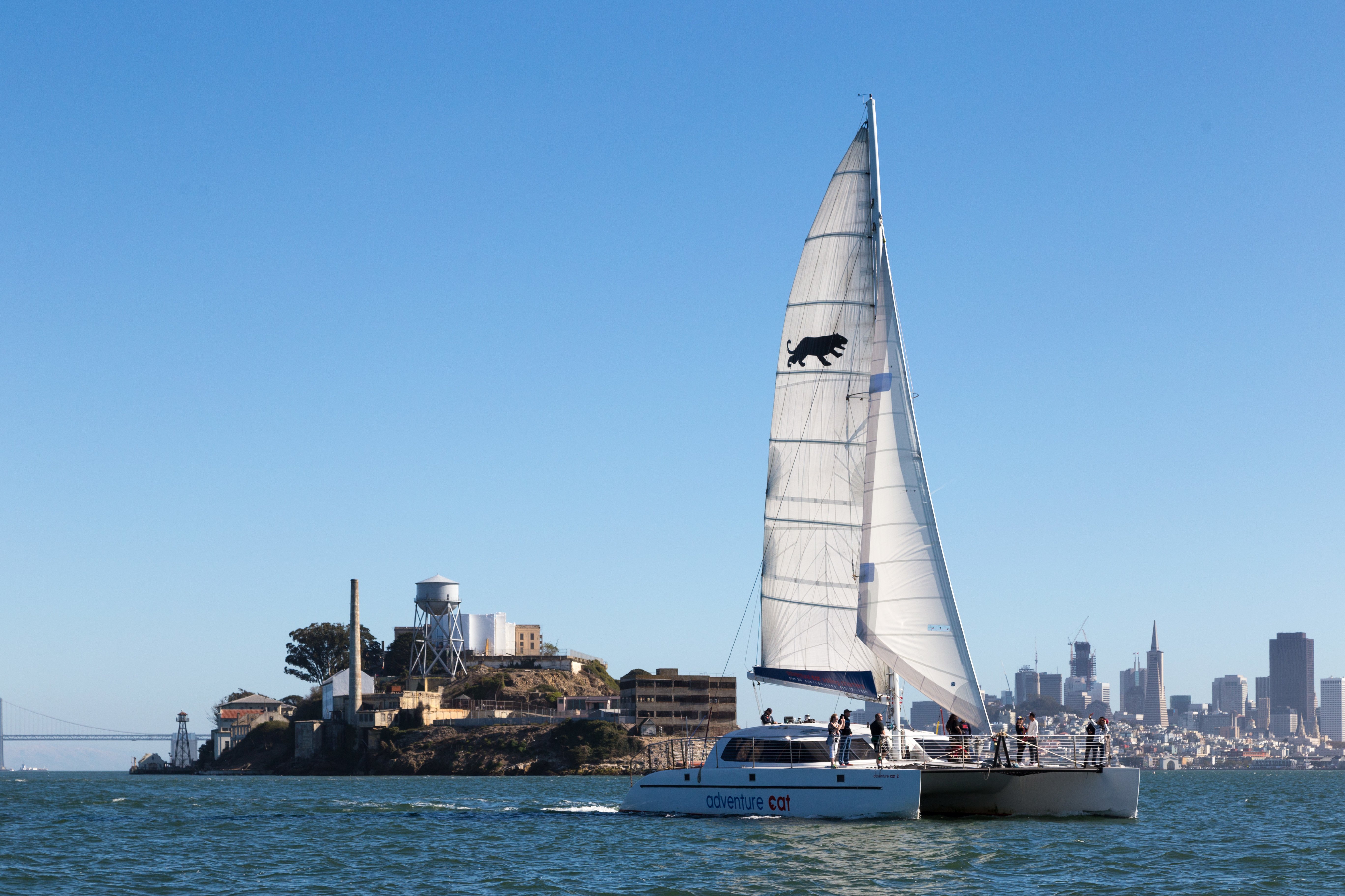 Alcatraz Island & Golden Gate Bay Catamaran Cruise