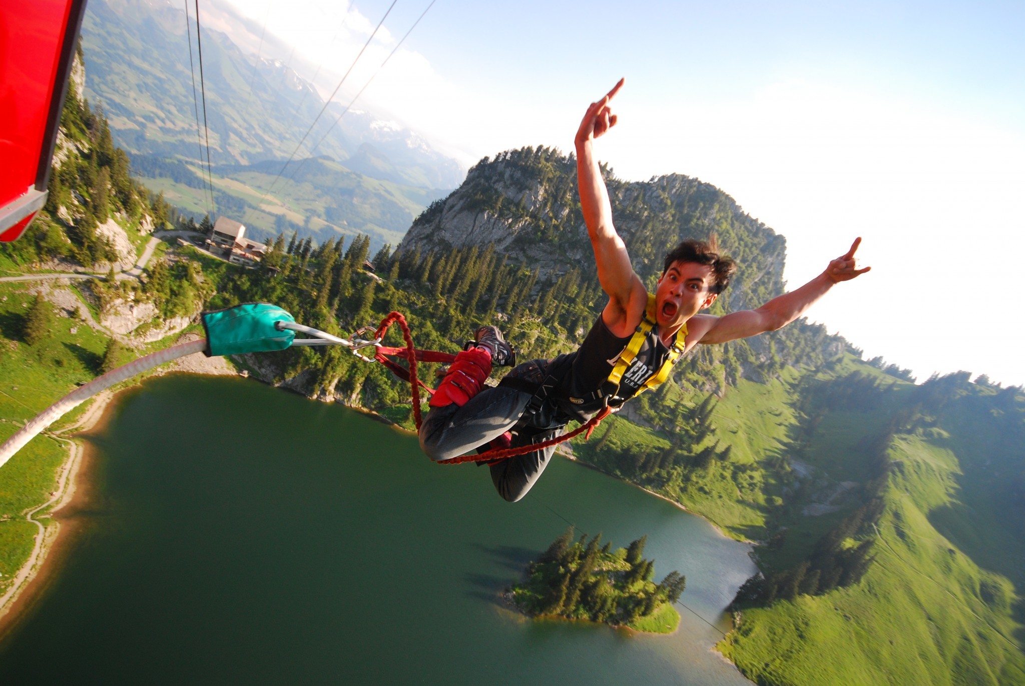 Stockhorn Mountain Gondola Bungee Jump from Interlaken
