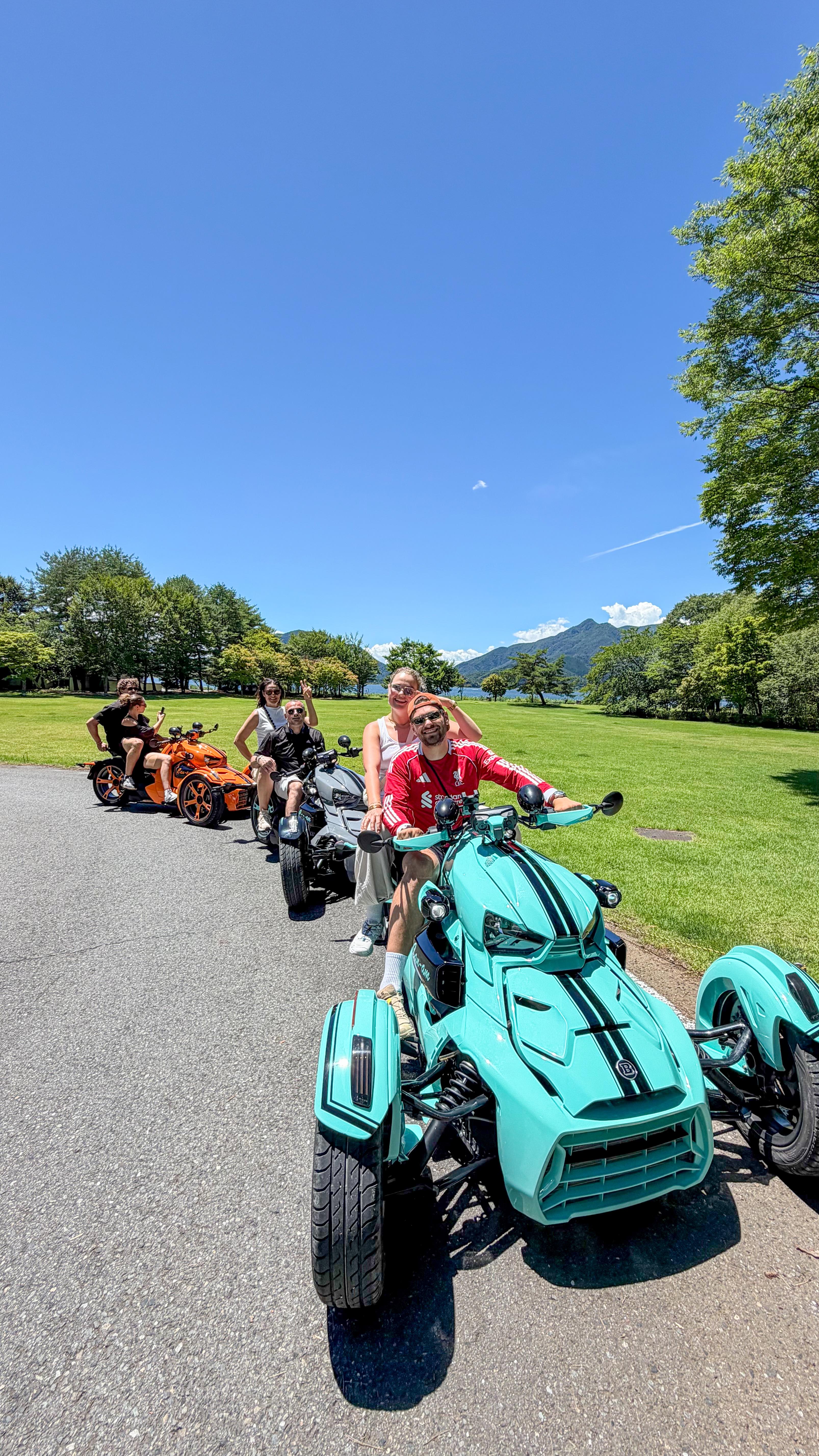 Mt. Fuji Guided Can-Am Trike Tour from Lake Kawaguchi