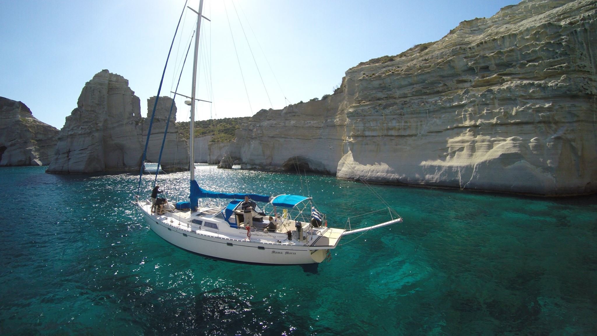 Kleftiko boat tour Milos sea caves arches sailing — image 7