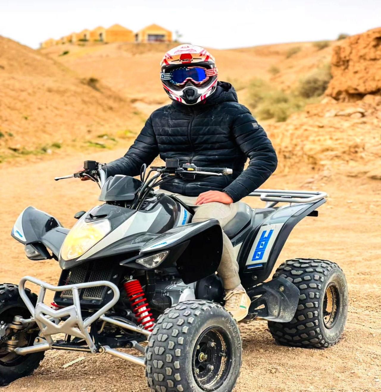 Agafay Desert Quad Bike Adventure & Berber Dinner