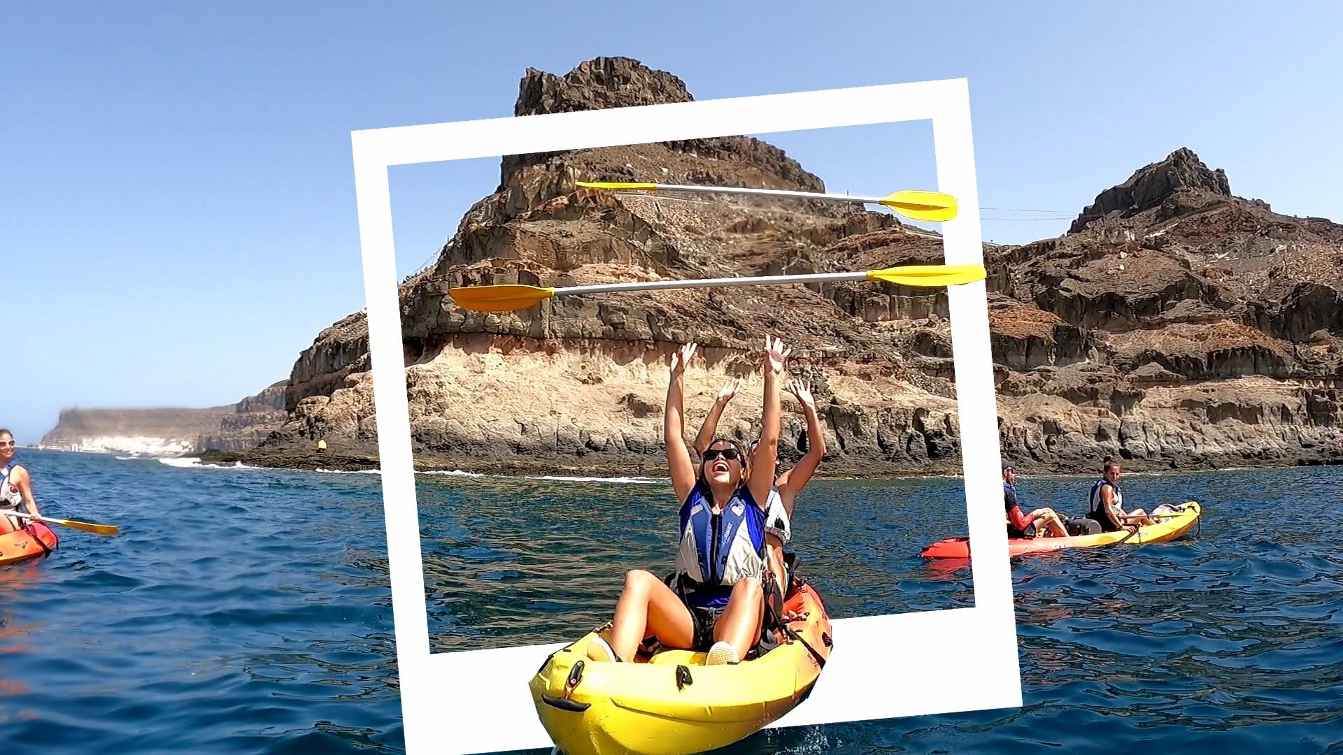 Puerto Mogán Cave Kayaking & Snorkeling Adventure