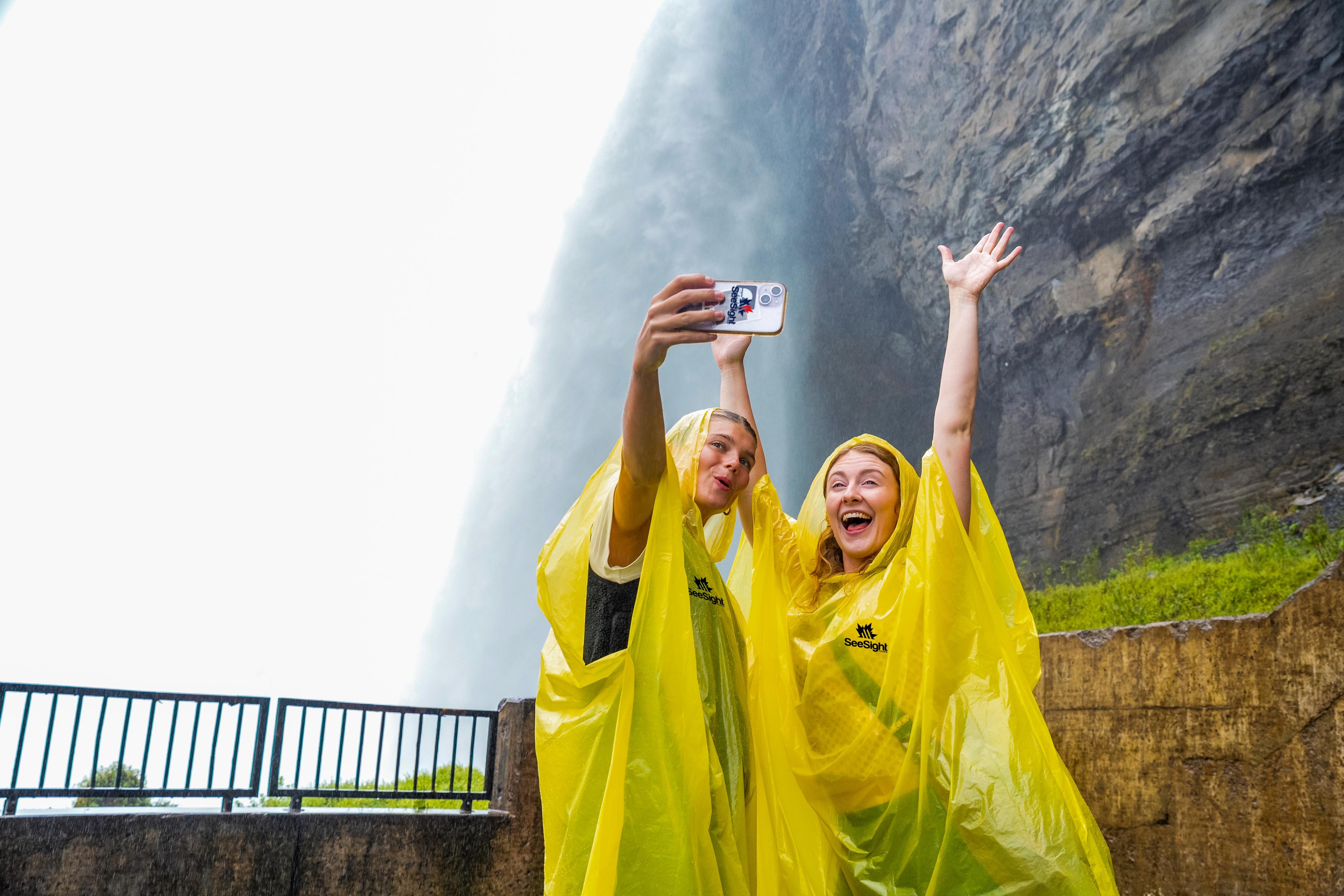 Niagara Falls Walking Tour: Skylon Tower, Journey Behind the Falls & Boat Cruise