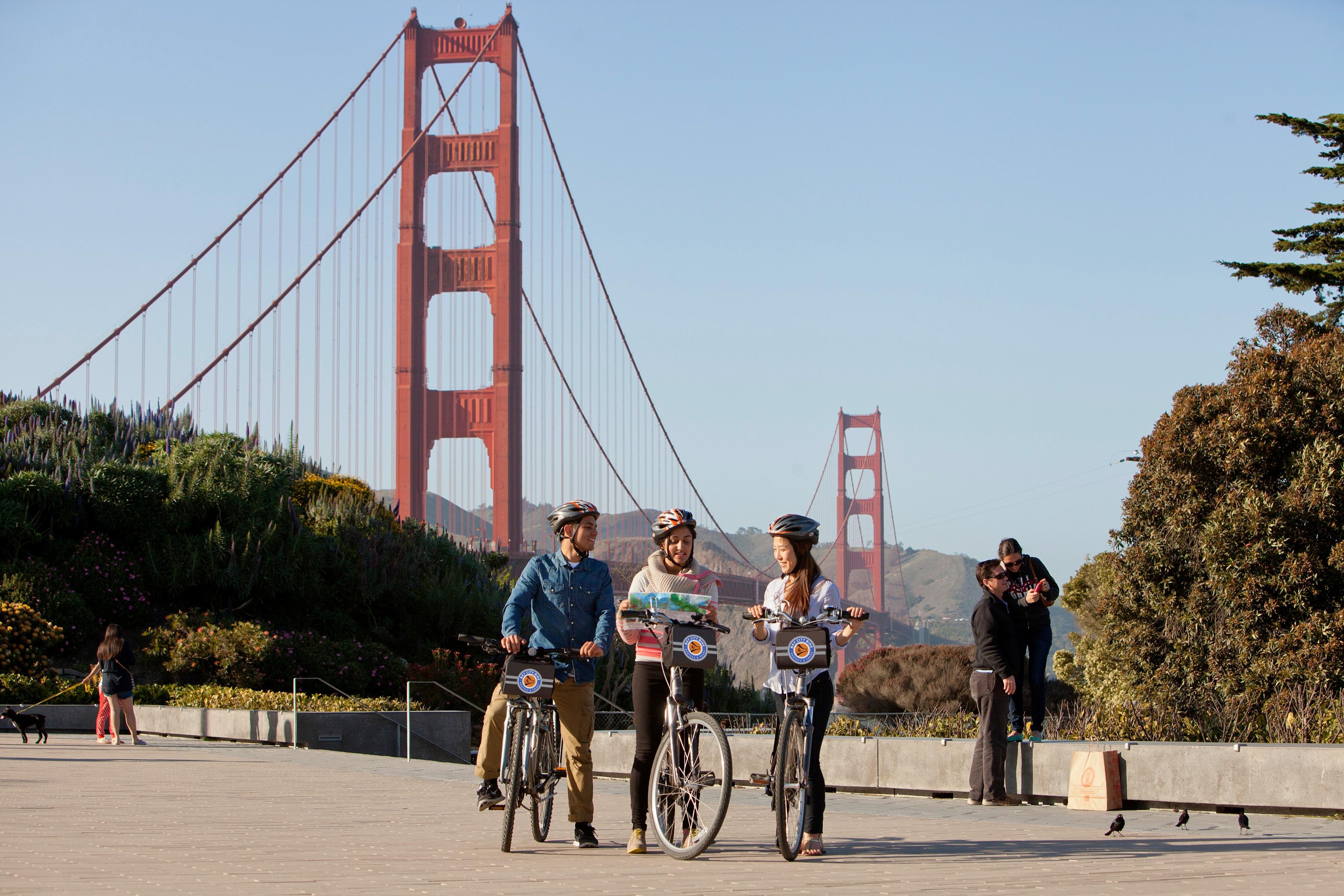 Location de vélos au Golden Gate Bridge