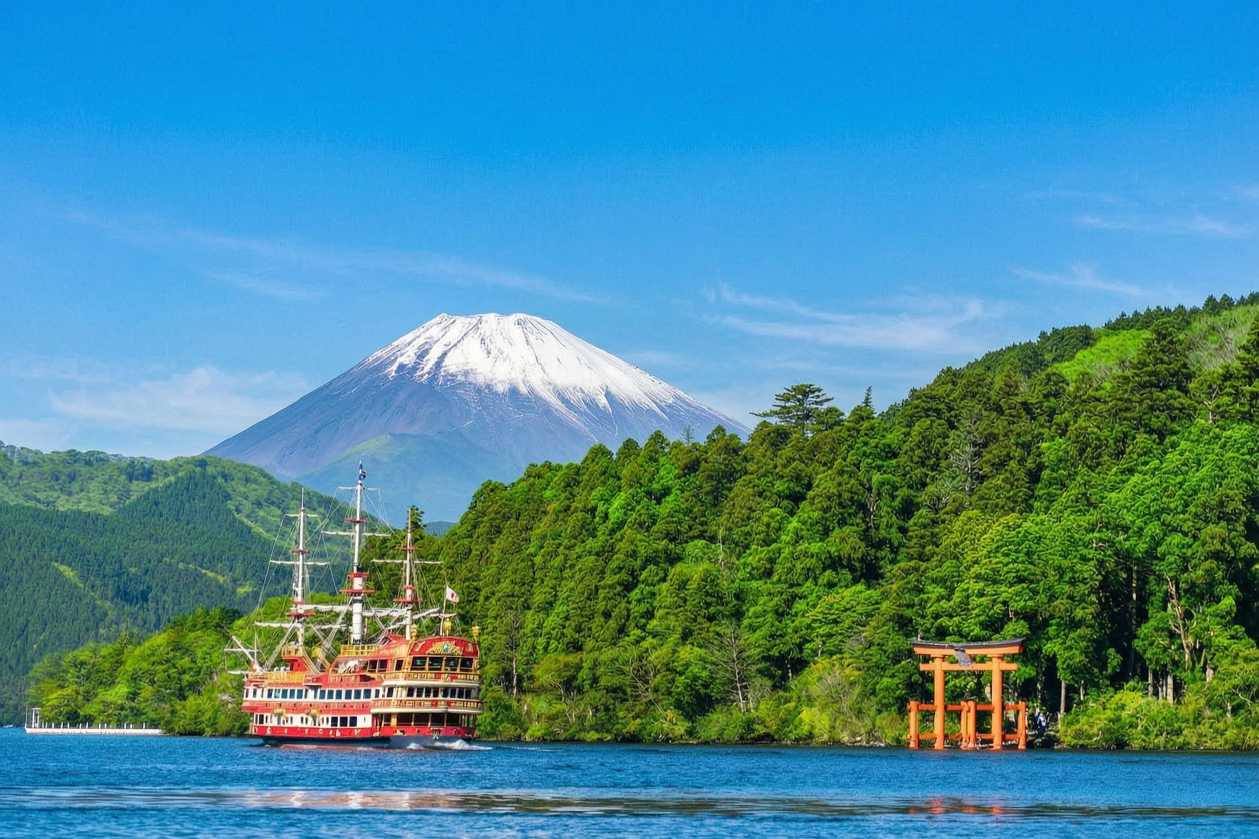 Hakone & Enoshima Day Tour: Ropeway, Pirate Ship & Mt. Fuji Views