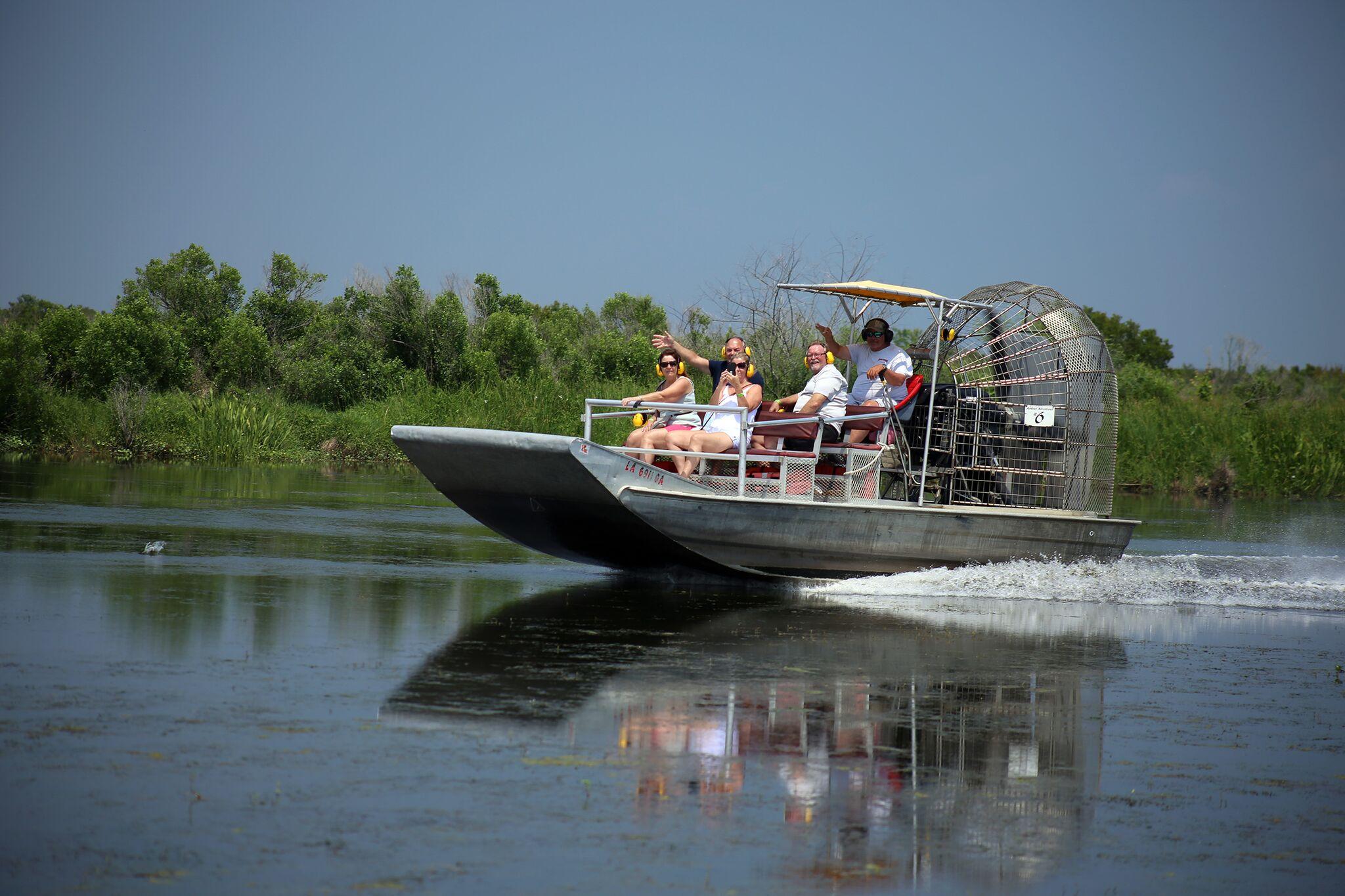 Lafitte Airboat Swamp Adventure South of New Orleans