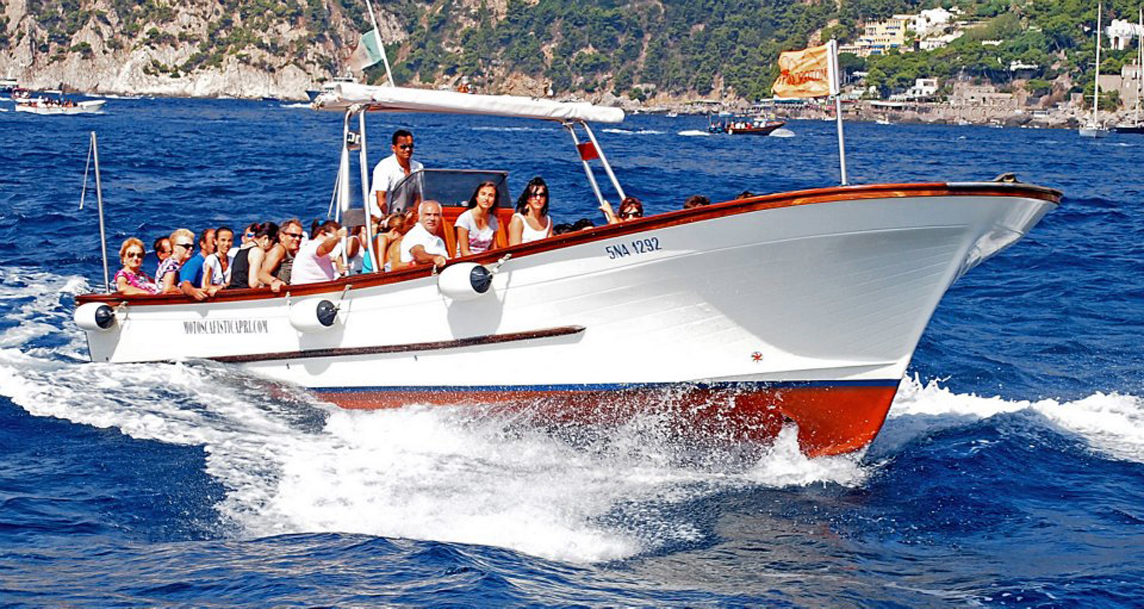 Capri Island Sightseeing Cruise & Blue Grotto Stop