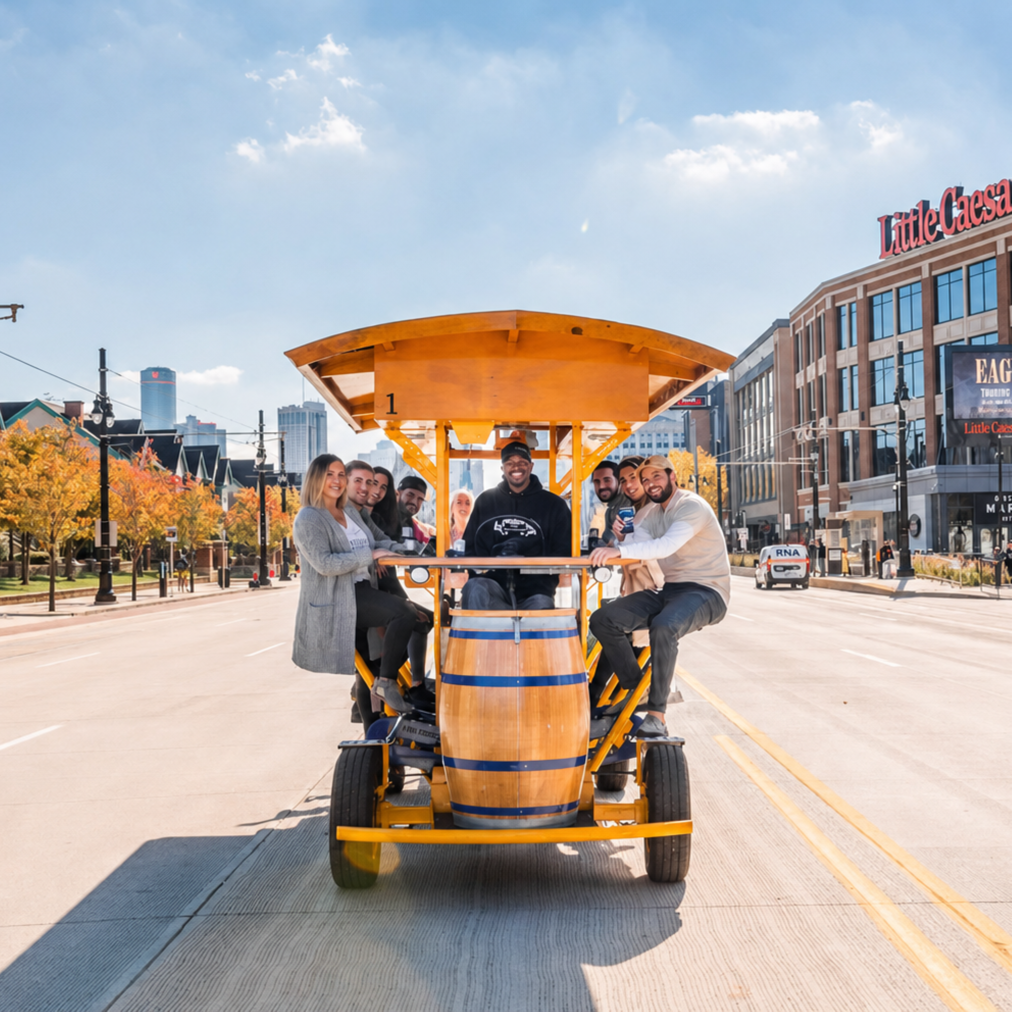 Private Pedal Pub Tour of Detroit
