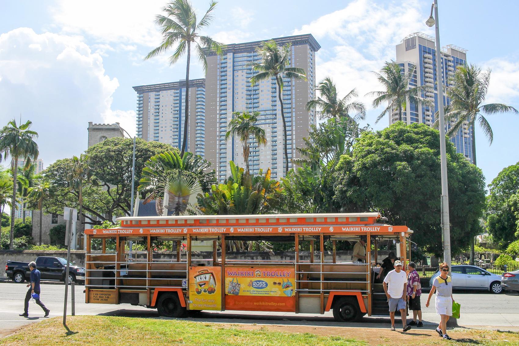 Waikiki Trolley All-Line Hop-On Hop-Off Pass