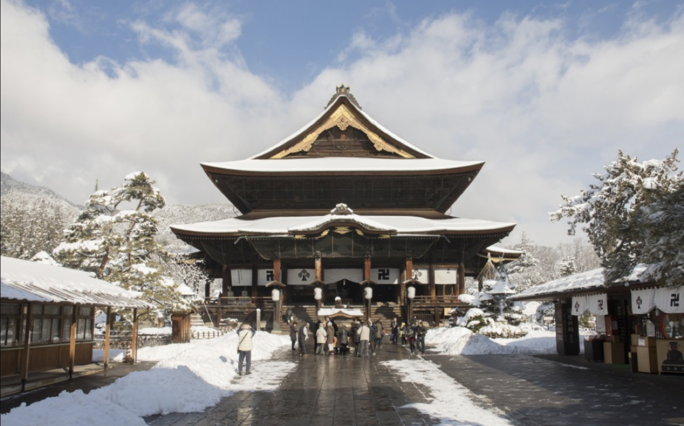 Snow Monkeys, Zenko-ji Temple & Sake Tasting Day Trip from Nozawa Onsen