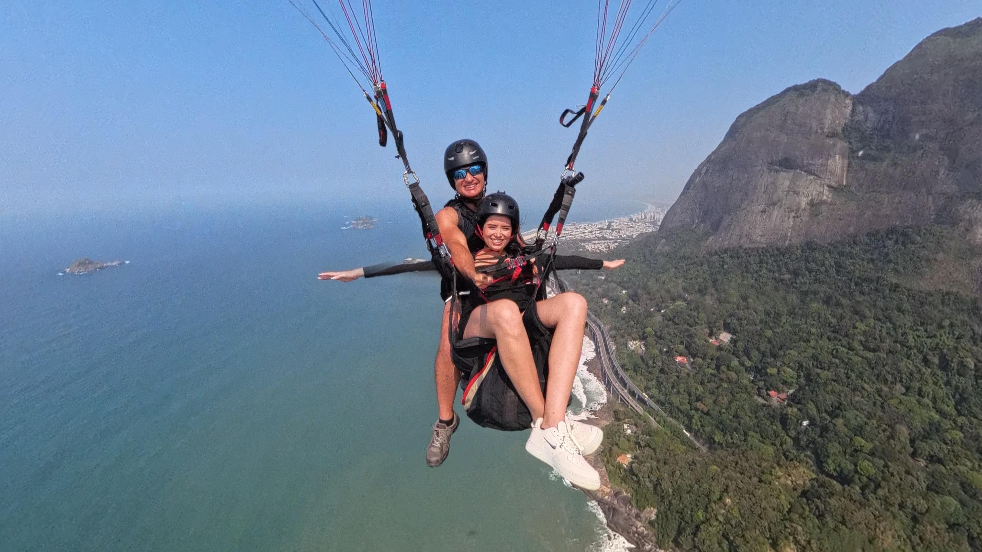 Paragliding Tandem Flight over Rio de Janeiro