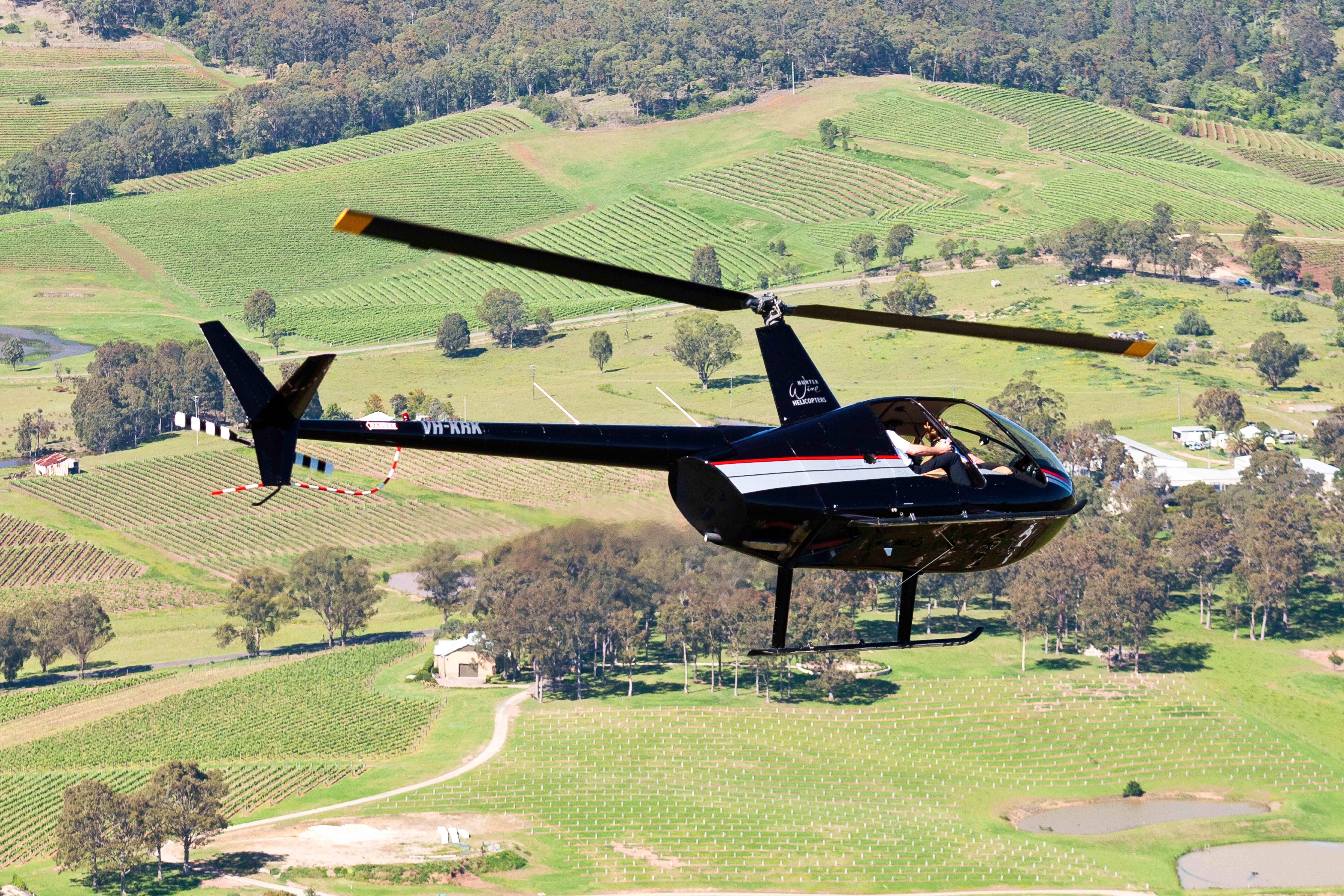 Hunter Valley Helicopter Flight: Beyond the Range