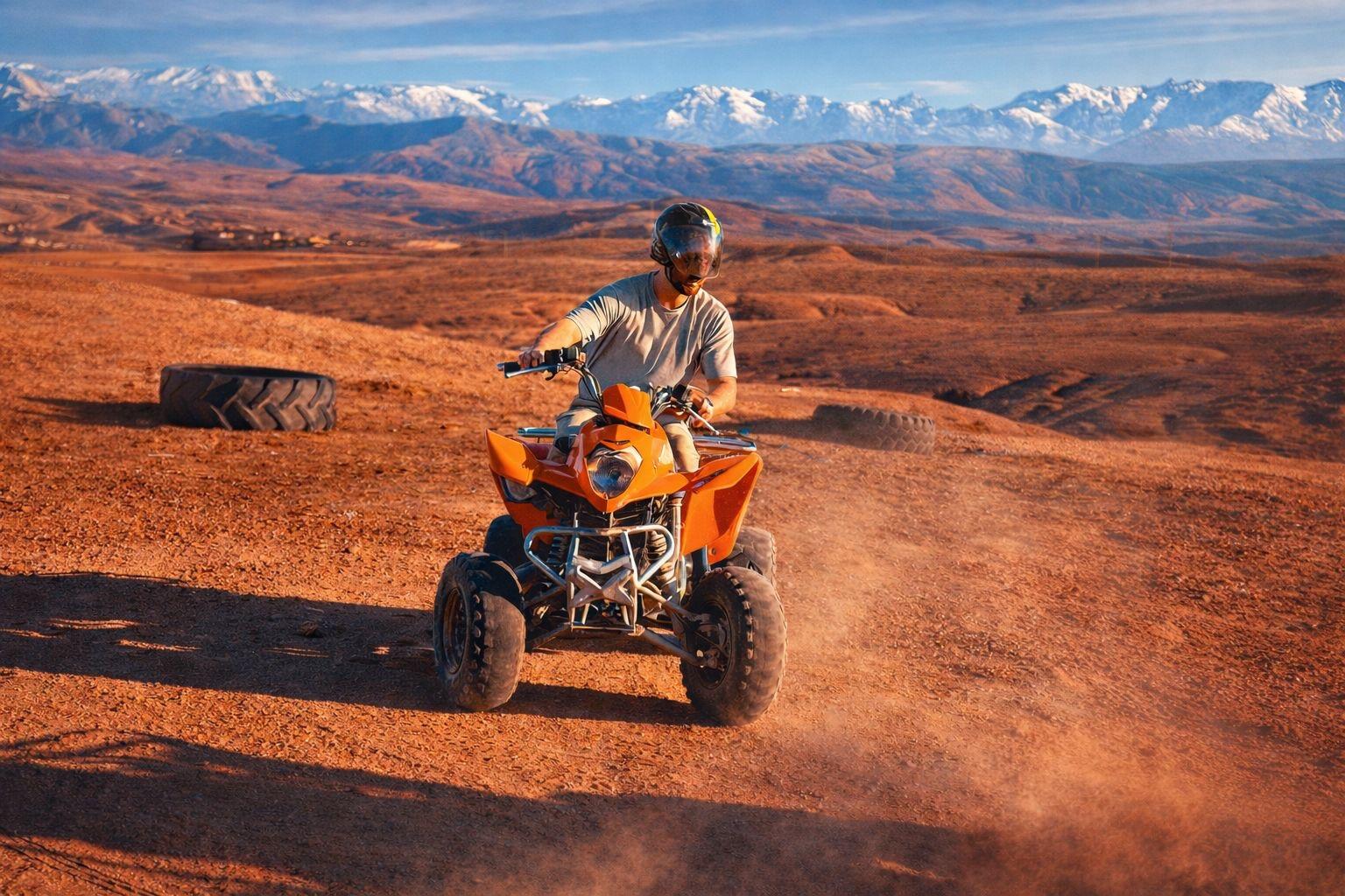 Agafay Desert Adventure: Quad Biking, Camel Ride & Berber Dinner Show