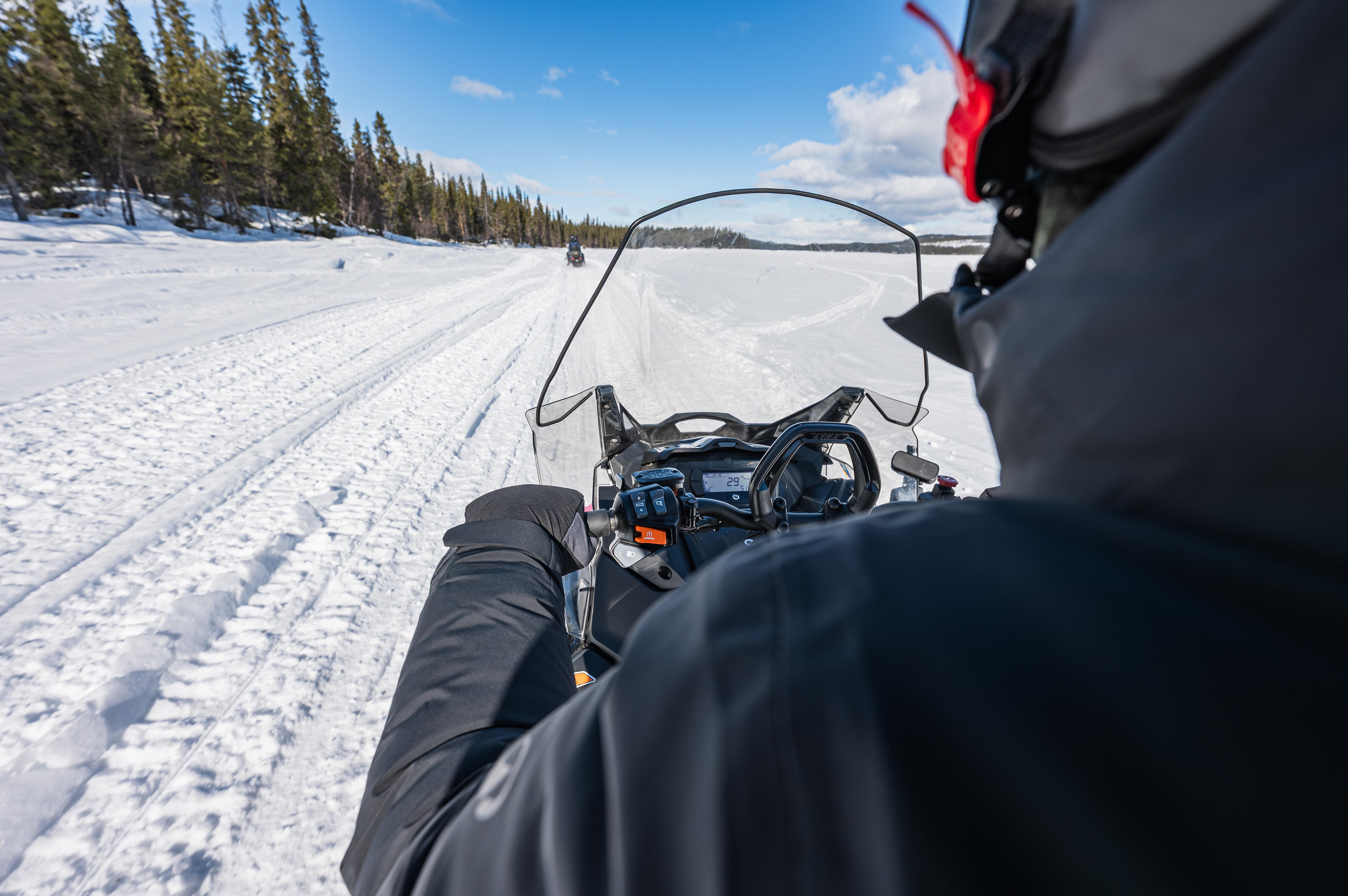 Kiruna Snowmobile Adventure with Coffee Break