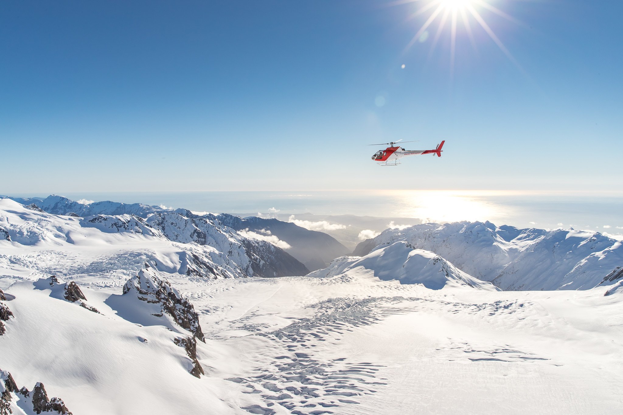 Franz Josef & Fox Glaciers Helicopter Flight & Snow Landing