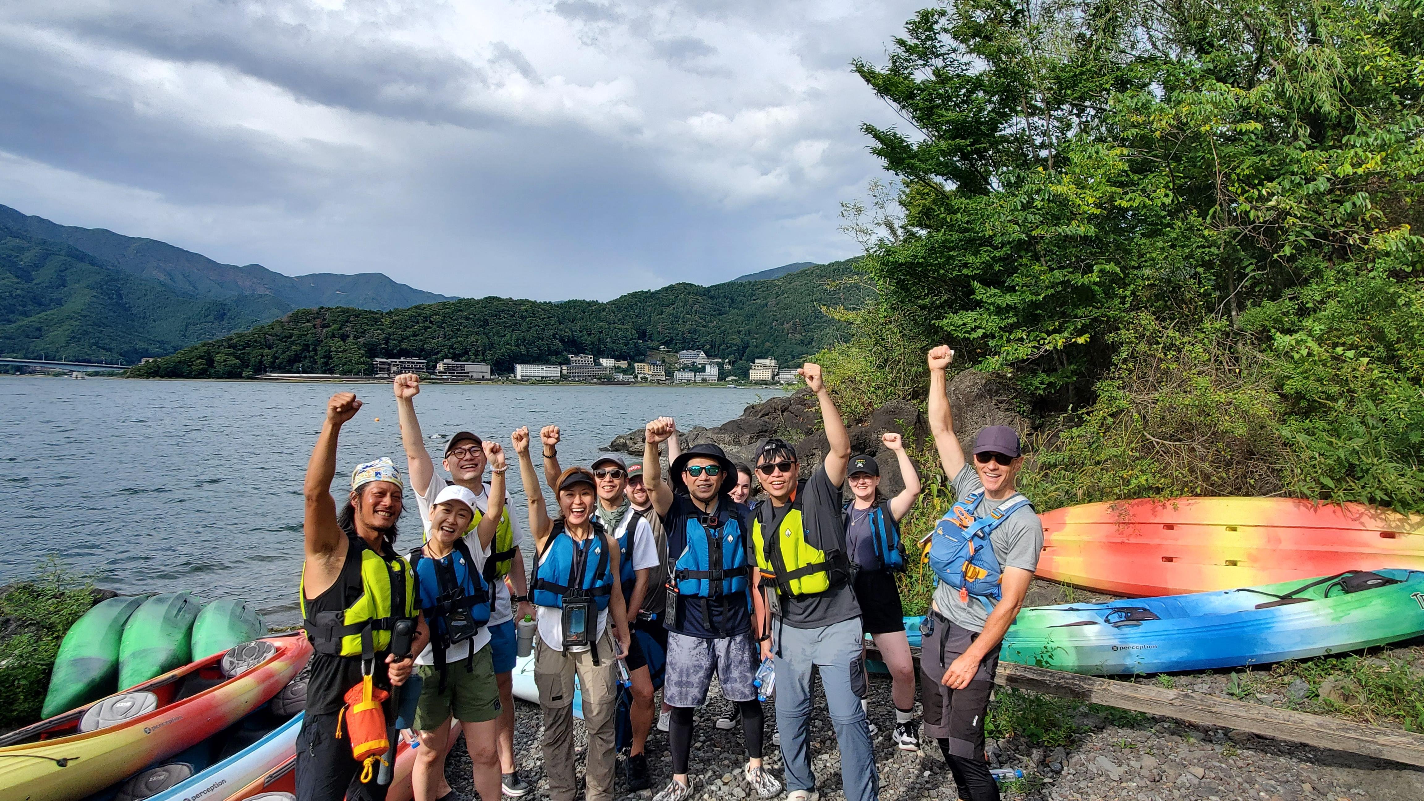 Early Morning Kayaking & Coffee on Lake Kawaguchiko