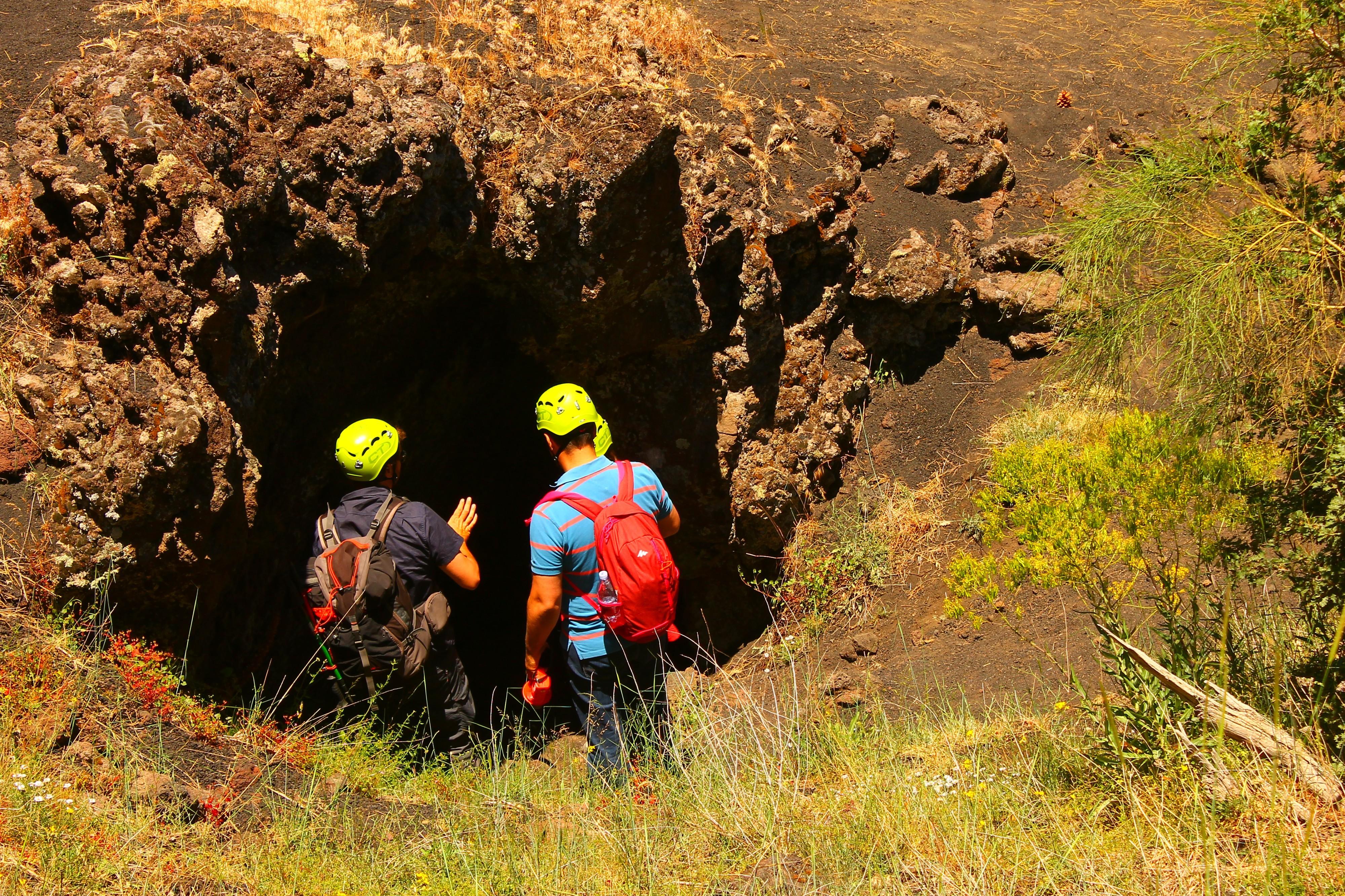 From Catania: Mt. Etna, Wine and Alcantara Tour with Lunch
