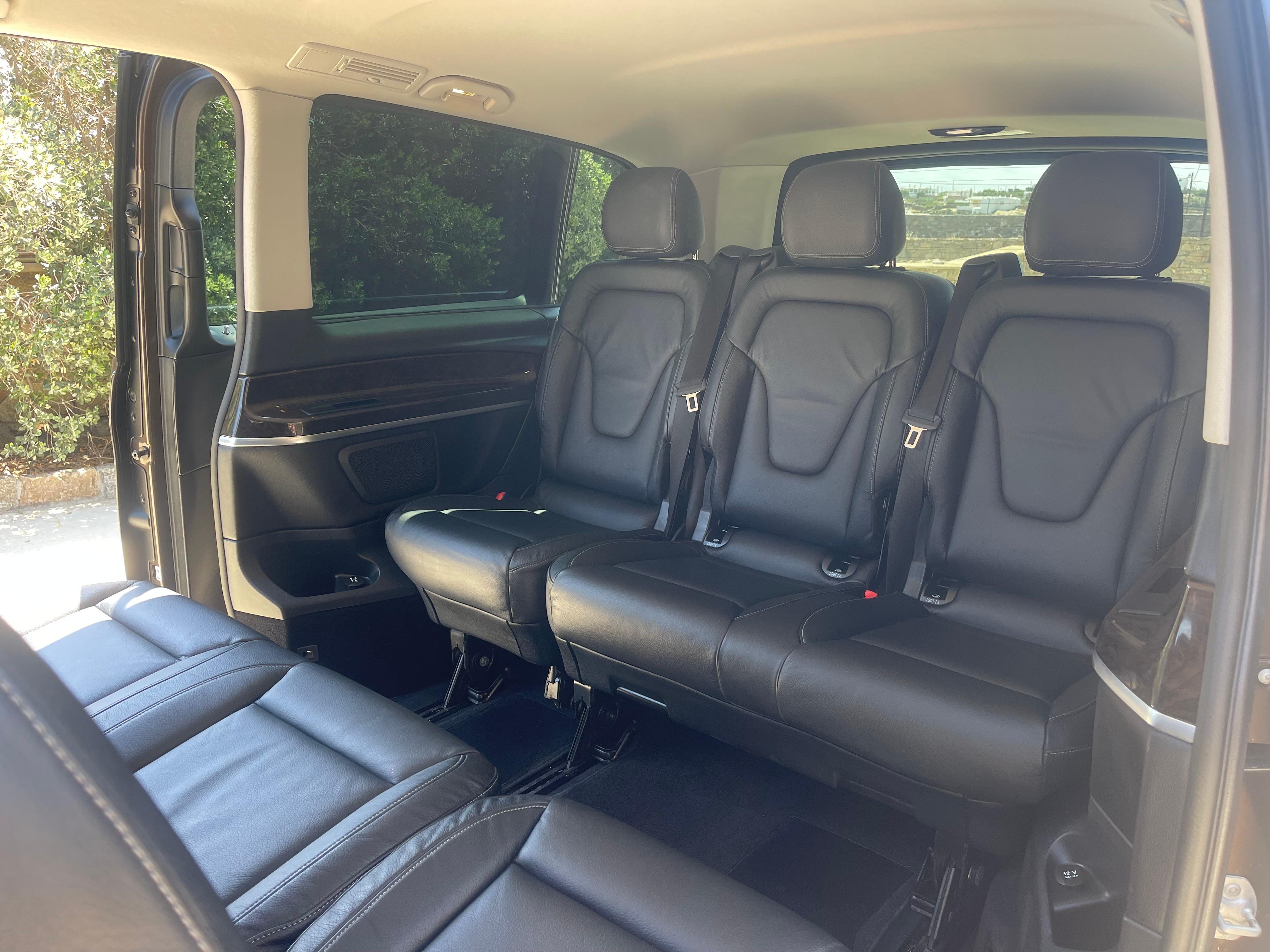 Private Mykonos Beach Club Luxury Van Transfer