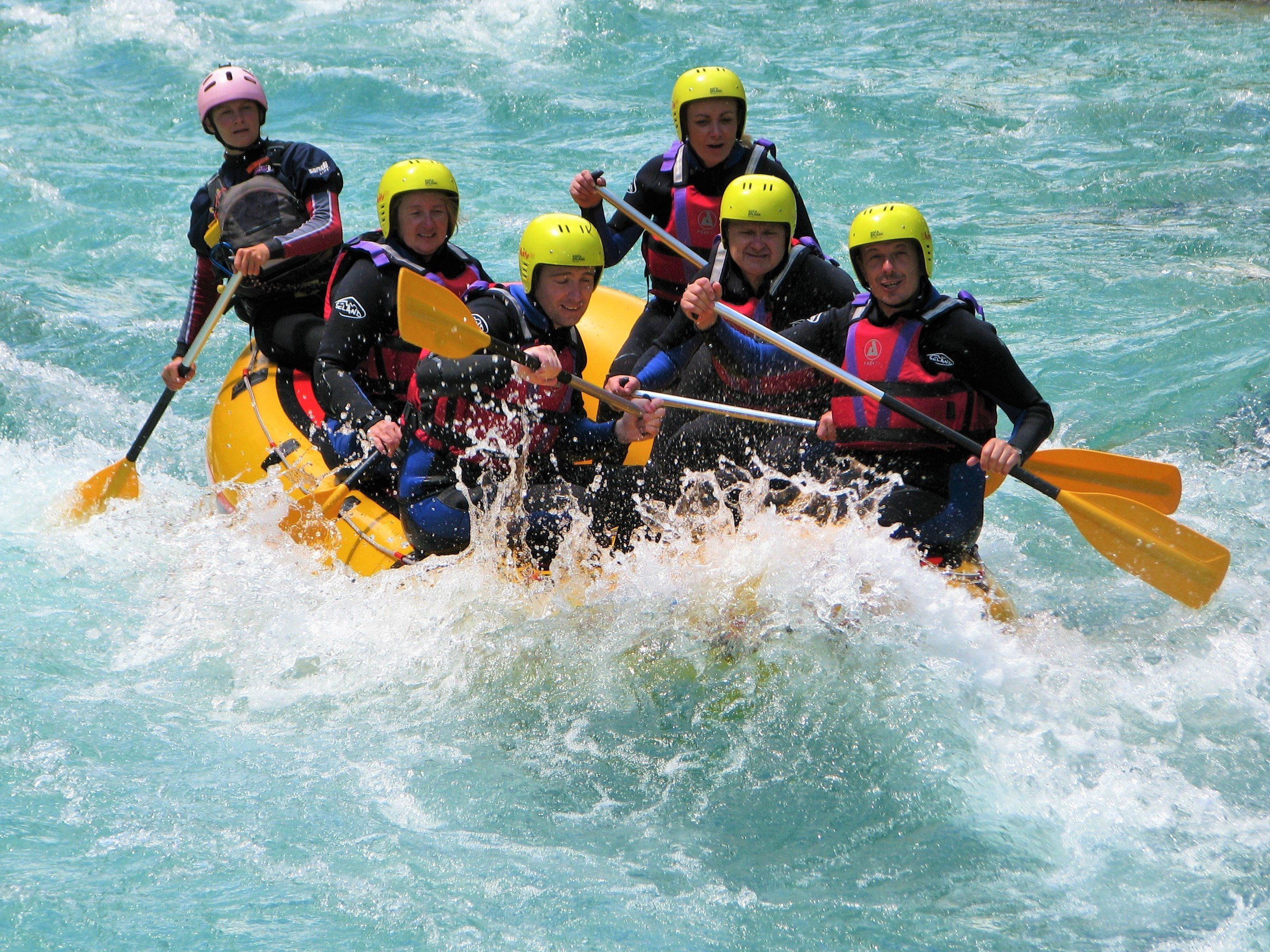 Slovenia: Half-Day Rafting Tour on Soča River with Photos — Soča River and Julian Alps scenery (1)