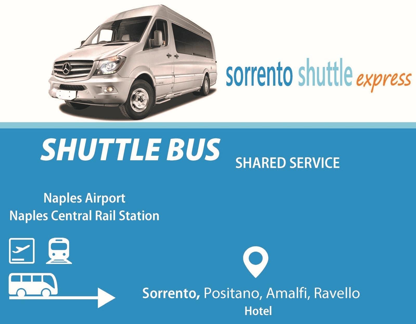 Shared Shuttle: Naples Airport to Sorrento