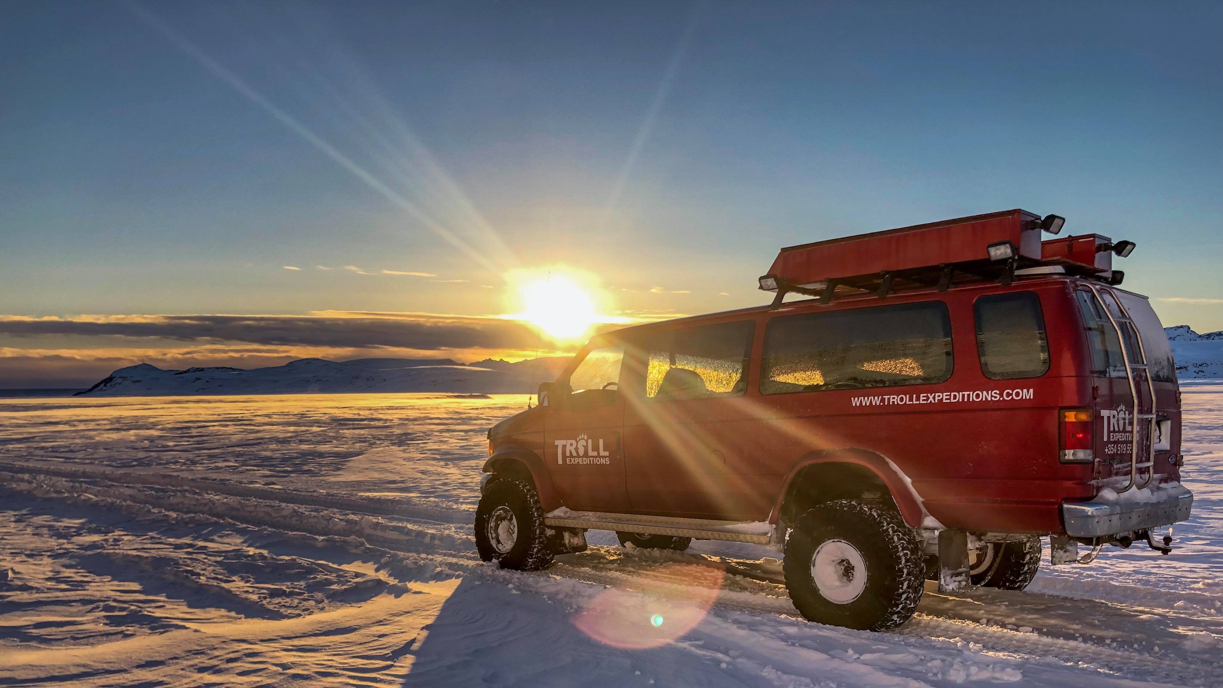 From Jökulsárlón: Crystal Blue Ice Cave Super Jeep Tour