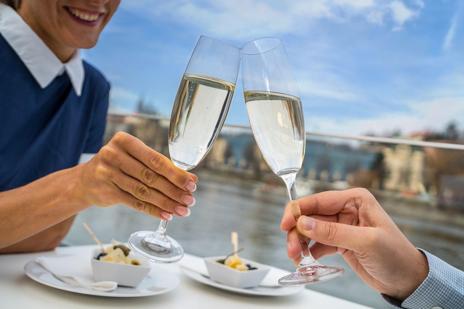Evening Vltava River Eco Cruise with Prosecco