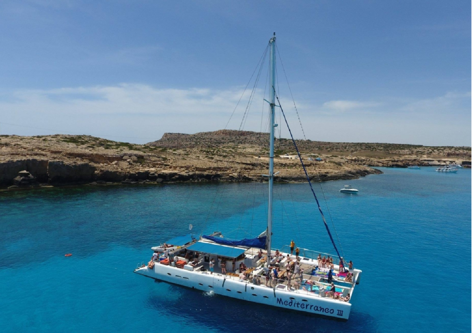 Protaras Catamaran Cruise to Cape Greco & Blue Lagoon