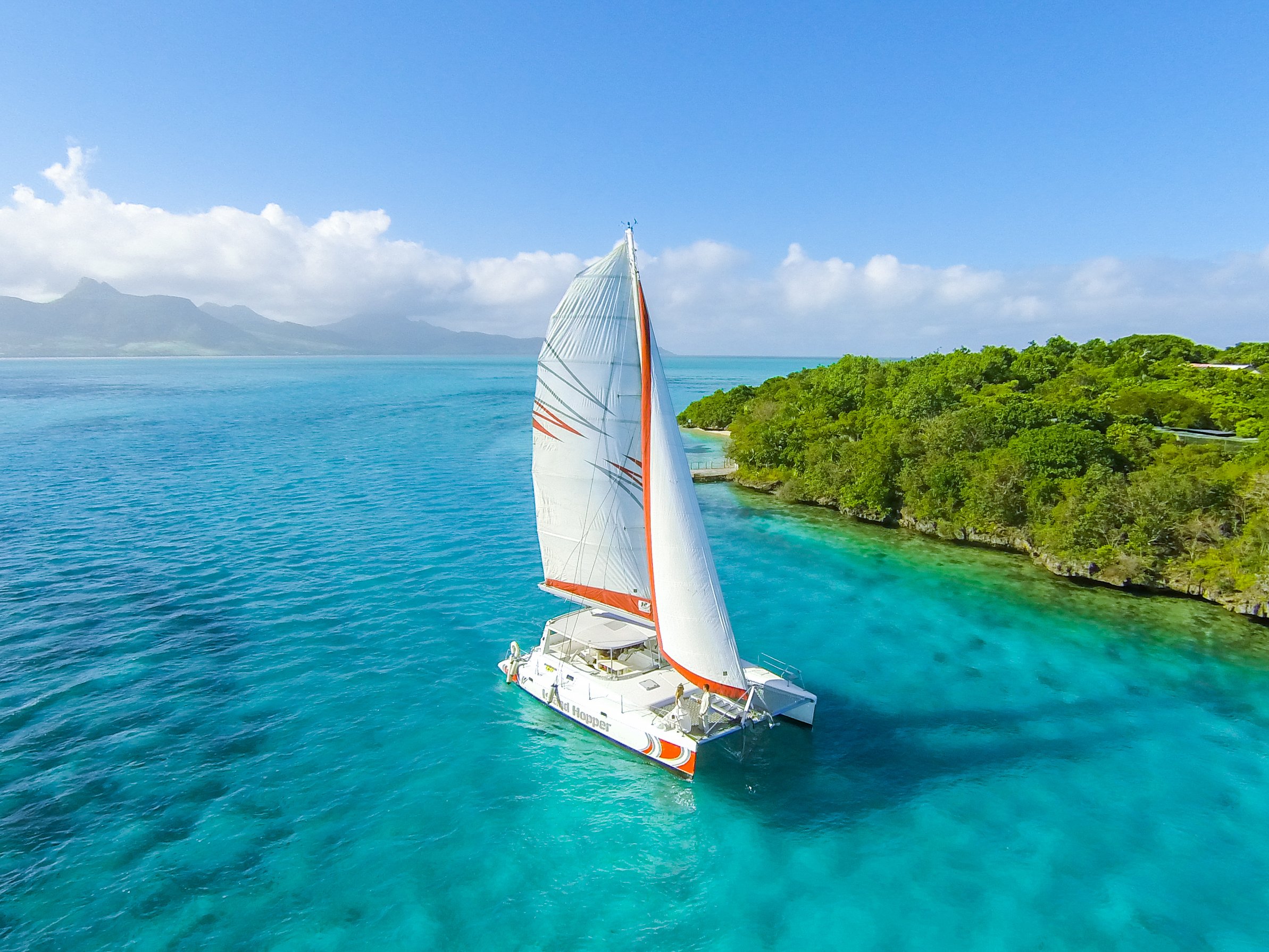 Private Sunset Catamaran Cruise to Ile aux Aigrettes