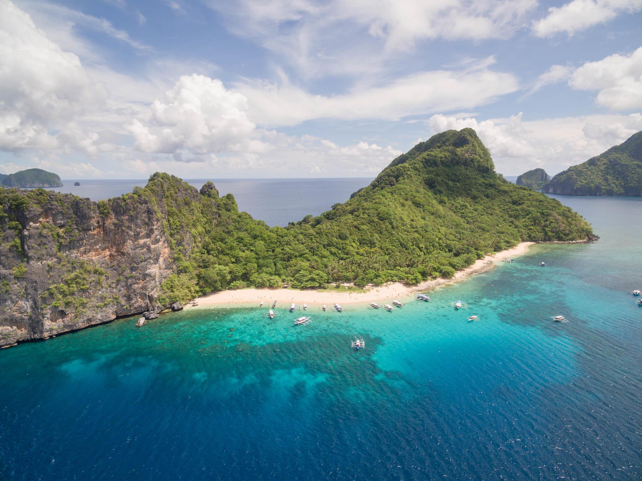 El Nido Island Hopping Tour C: Hidden Beaches & Matinloc Shrine