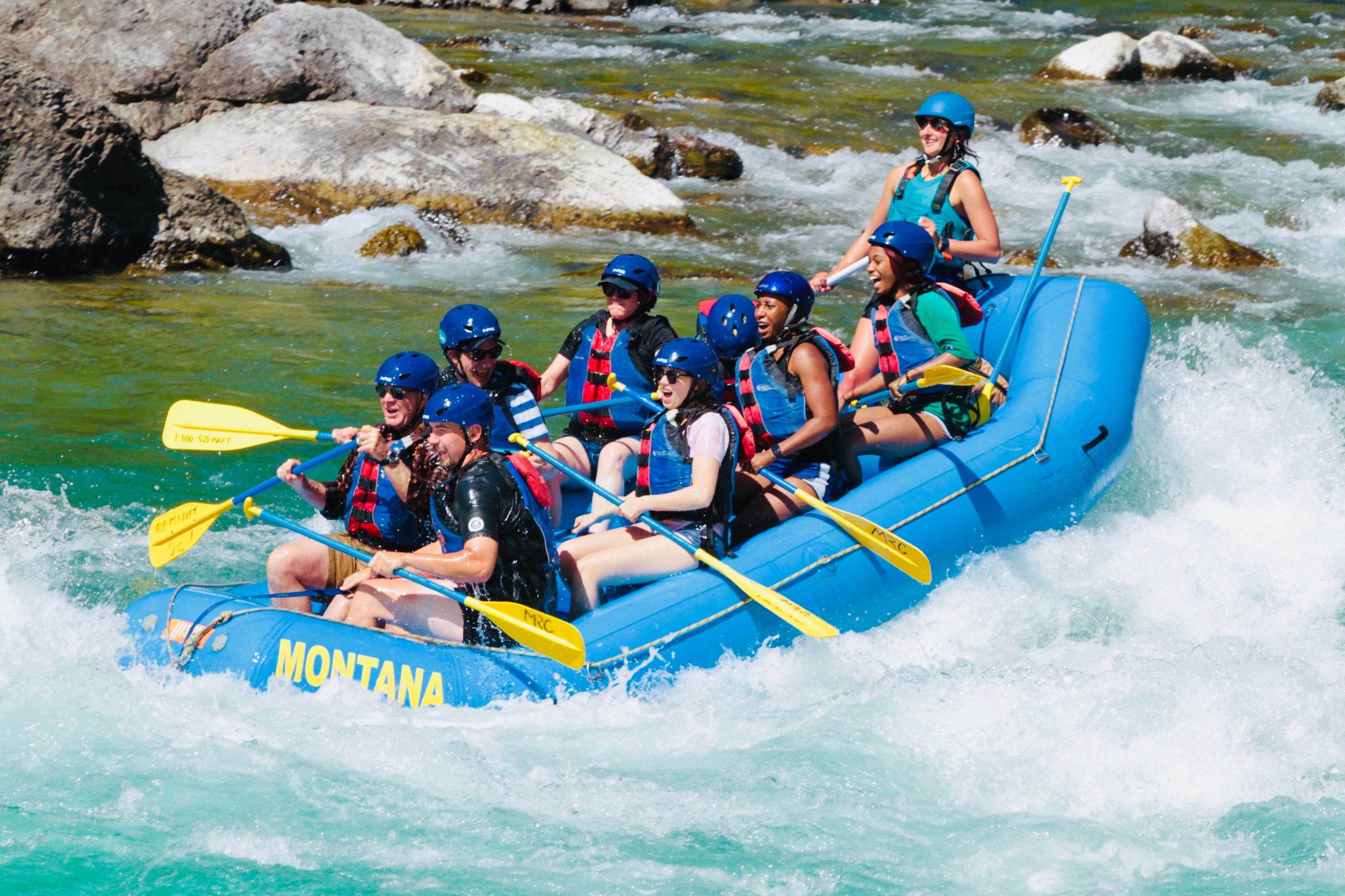 Glacier National Park Half-Day Whitewater Rafting on the Flathead River