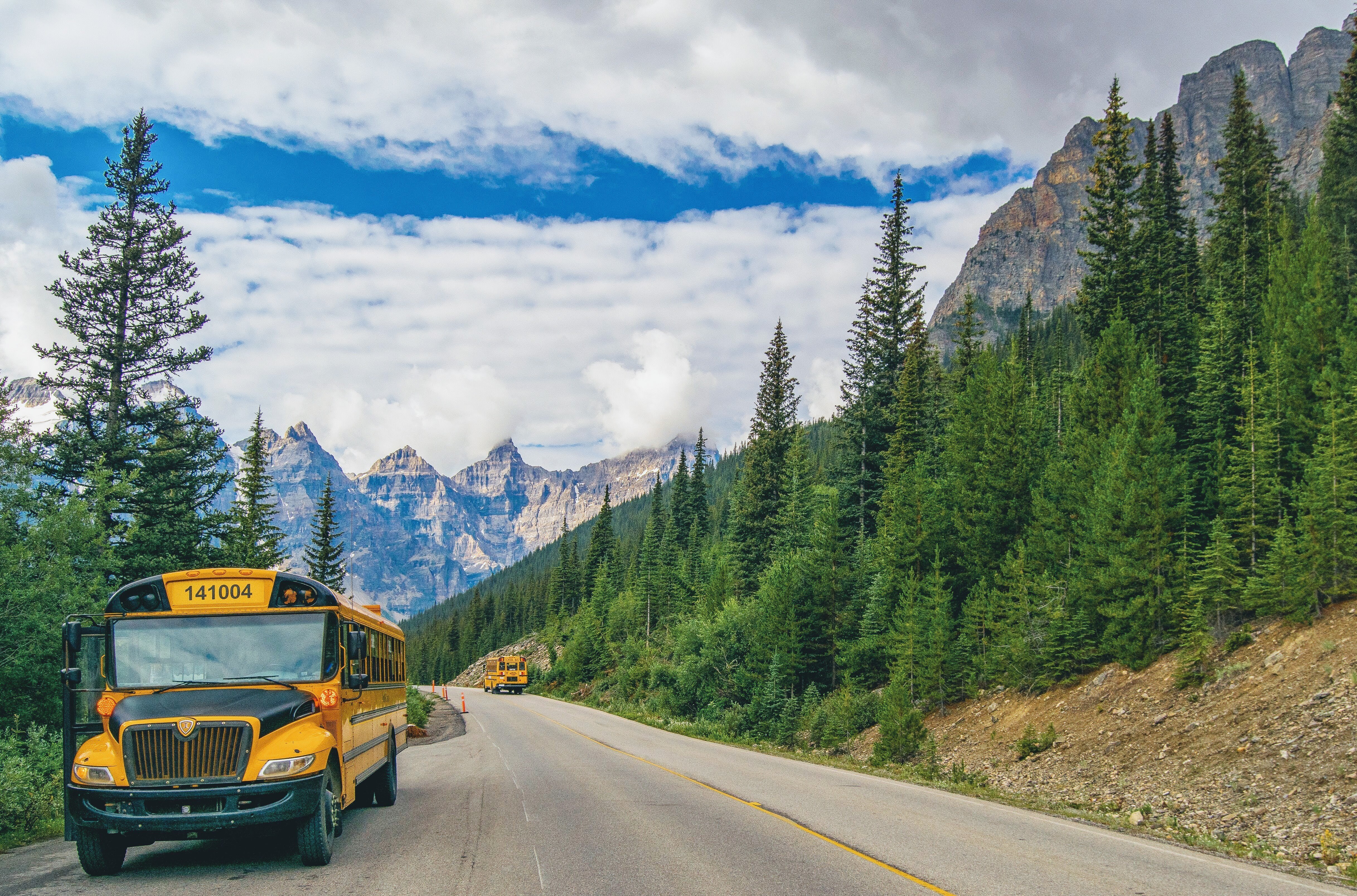 Banff day pass hop-on-hop-off bus route — Lake Louise, Moraine Lake and Johnston Canyon — image 1