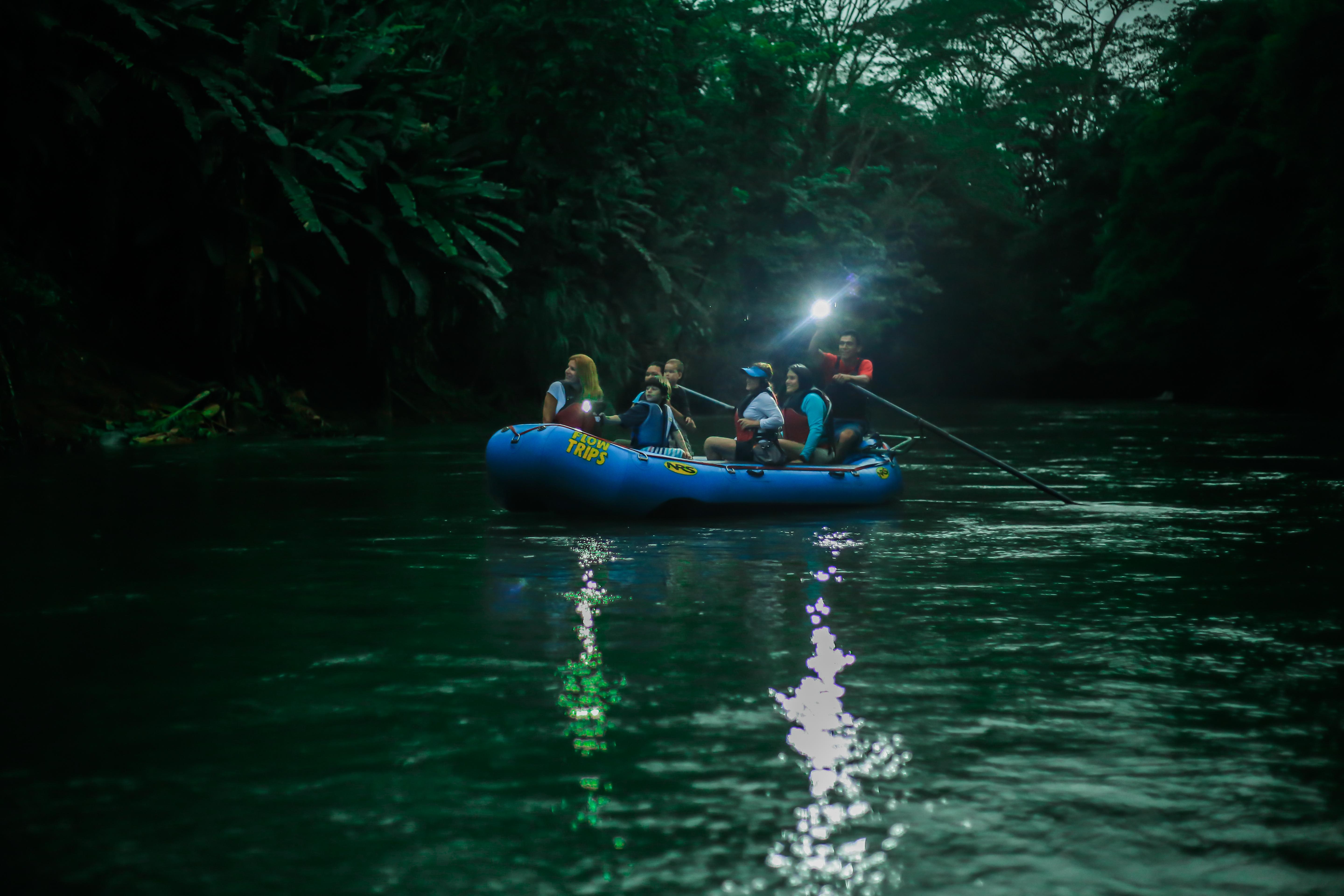 Twilight Wildlife Safari on Peñas Blancas River