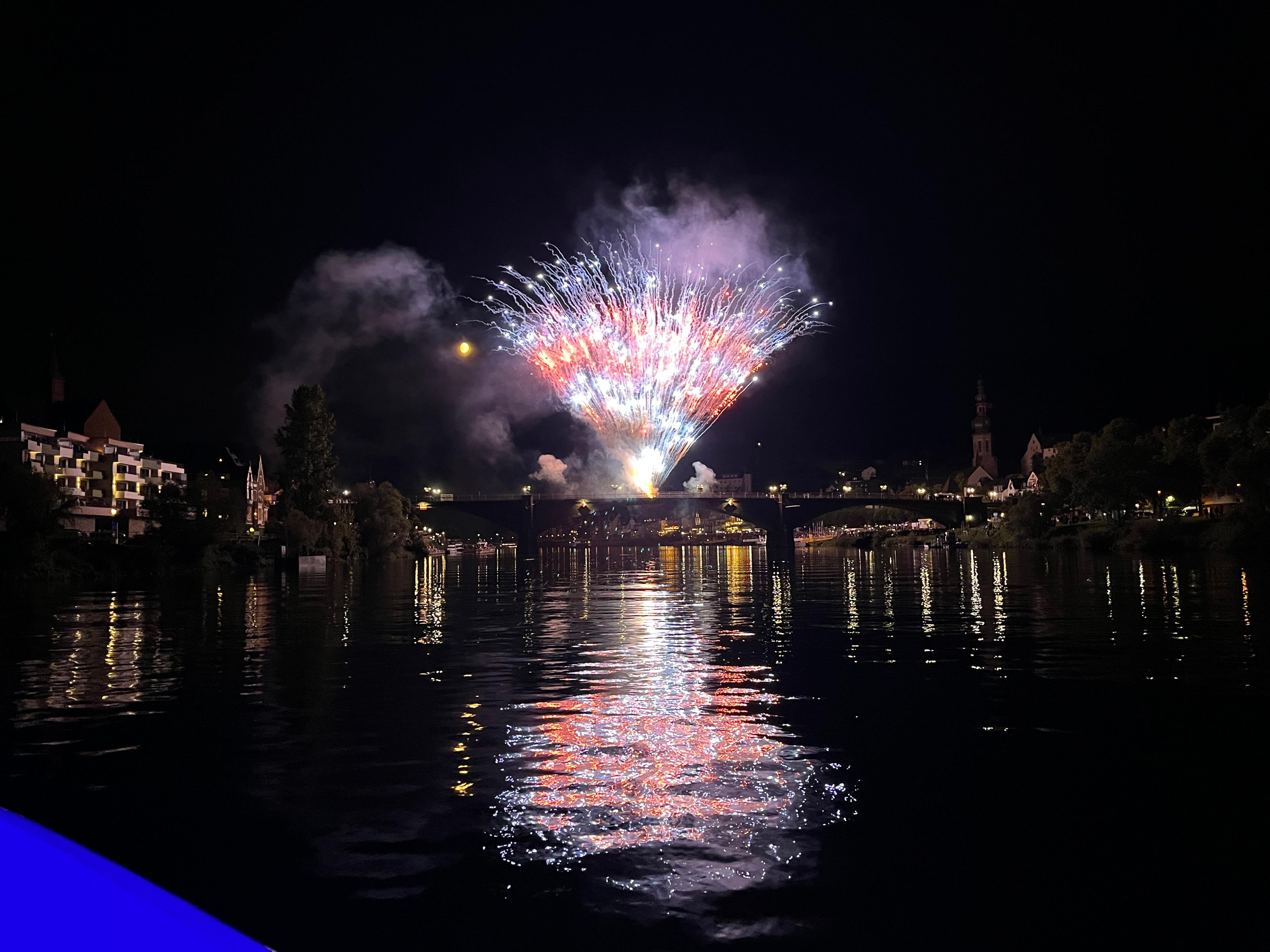 Moselle River Evening Cruise to Cochem Wine Festival Fireworks