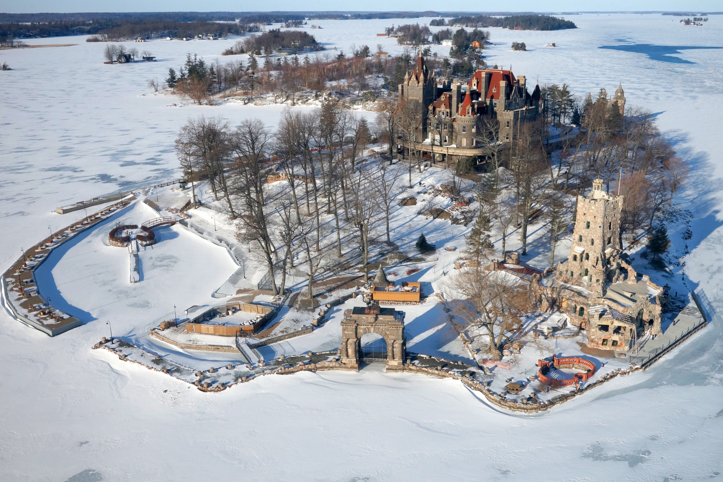 1000 Islands helicopter tour — aerial view of the St. Lawrence River — image 6