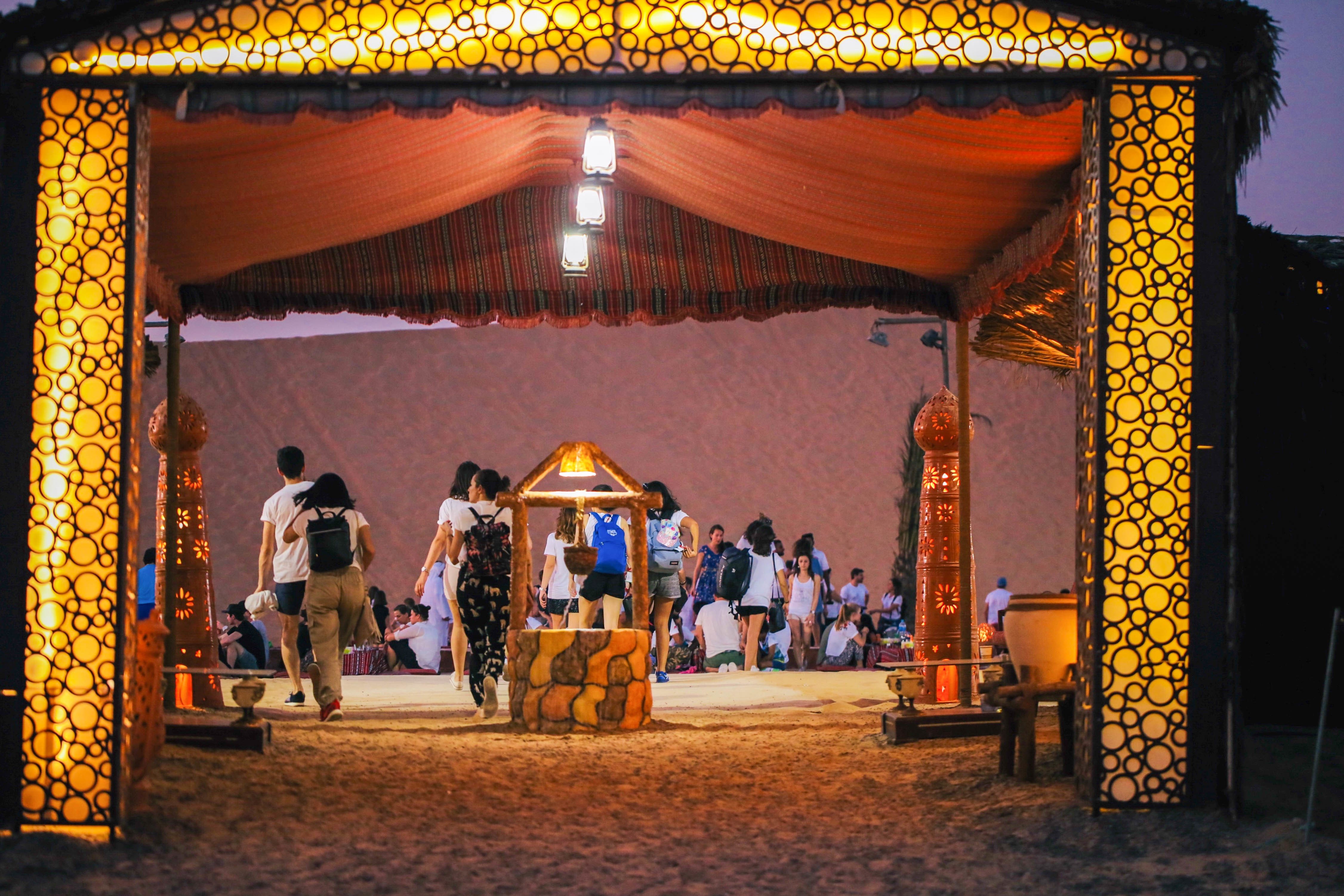 Abu Dhabi Desert Safari with Quad Biking & Traditional Camp Evening